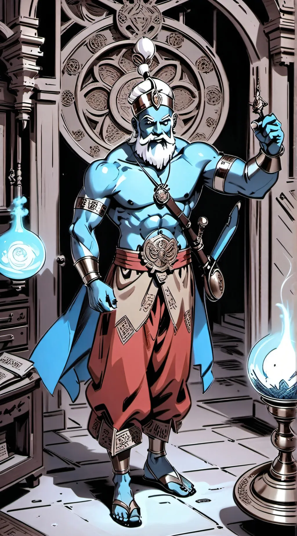ai character: Genie background