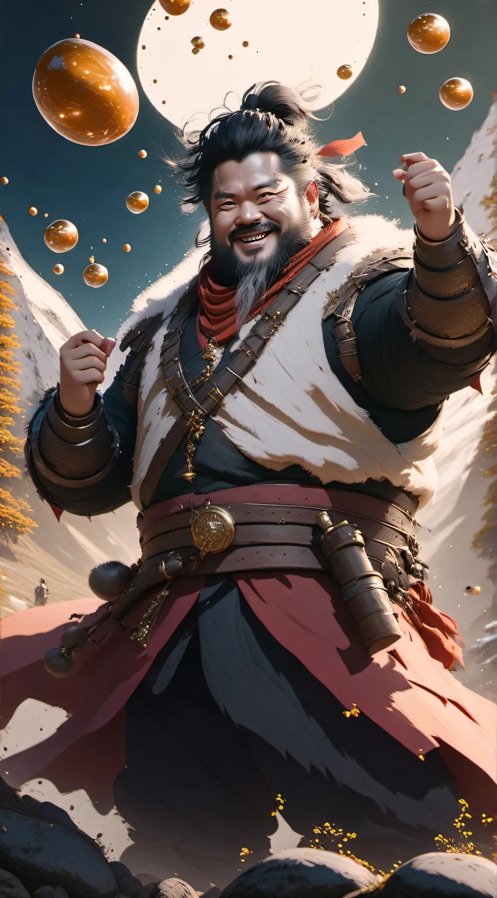 ai character: GOJO background