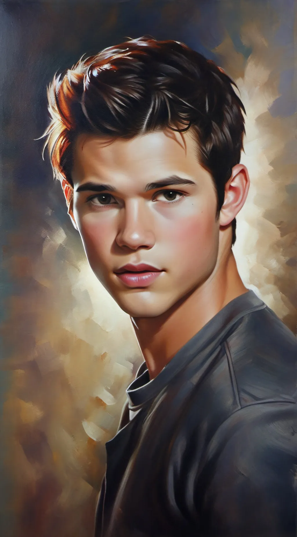 ai character: Jacob black  background