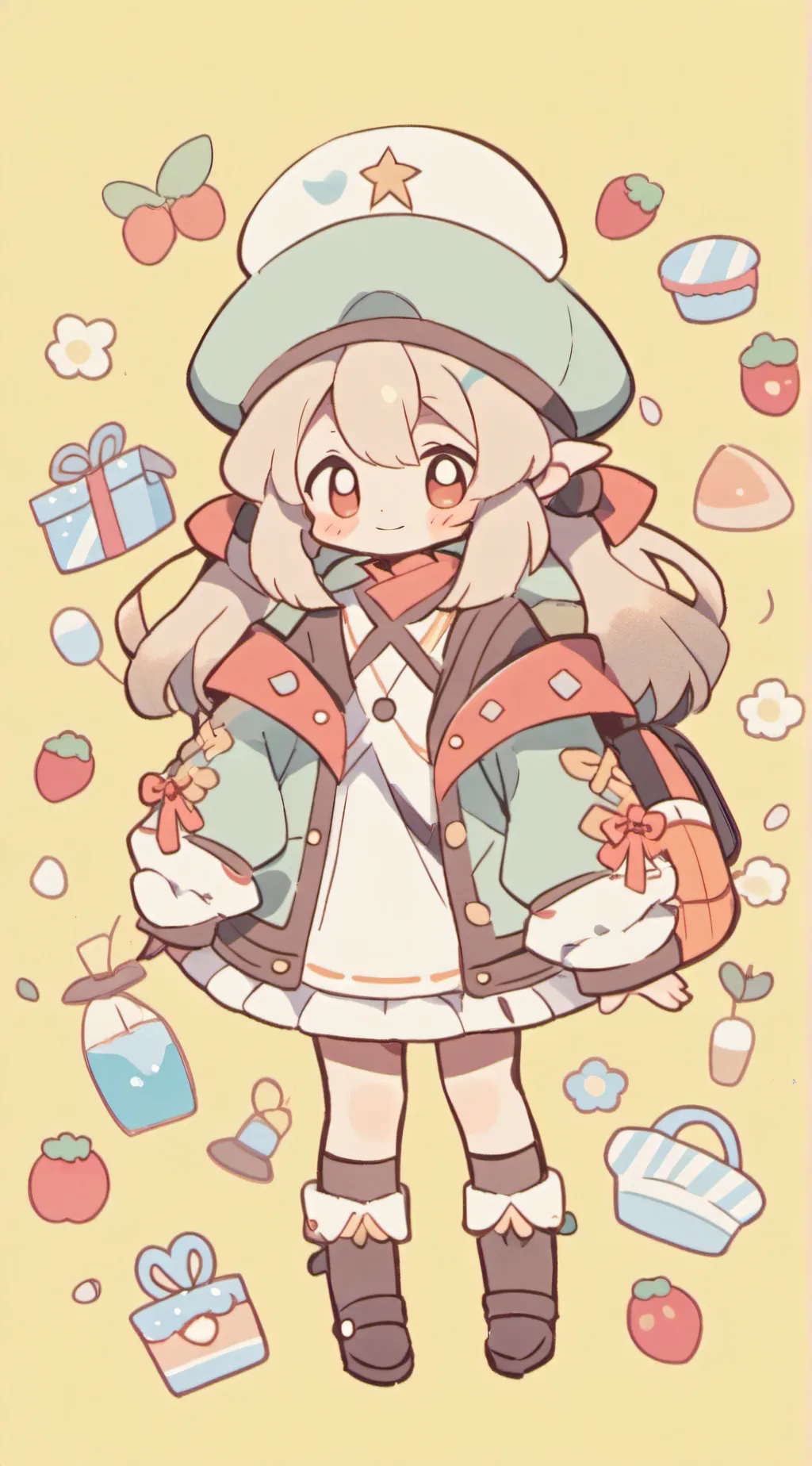 ai character: Chibi therapy background