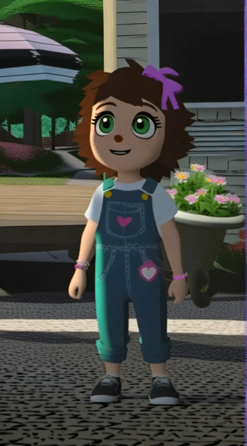 ai character: Dazzle background