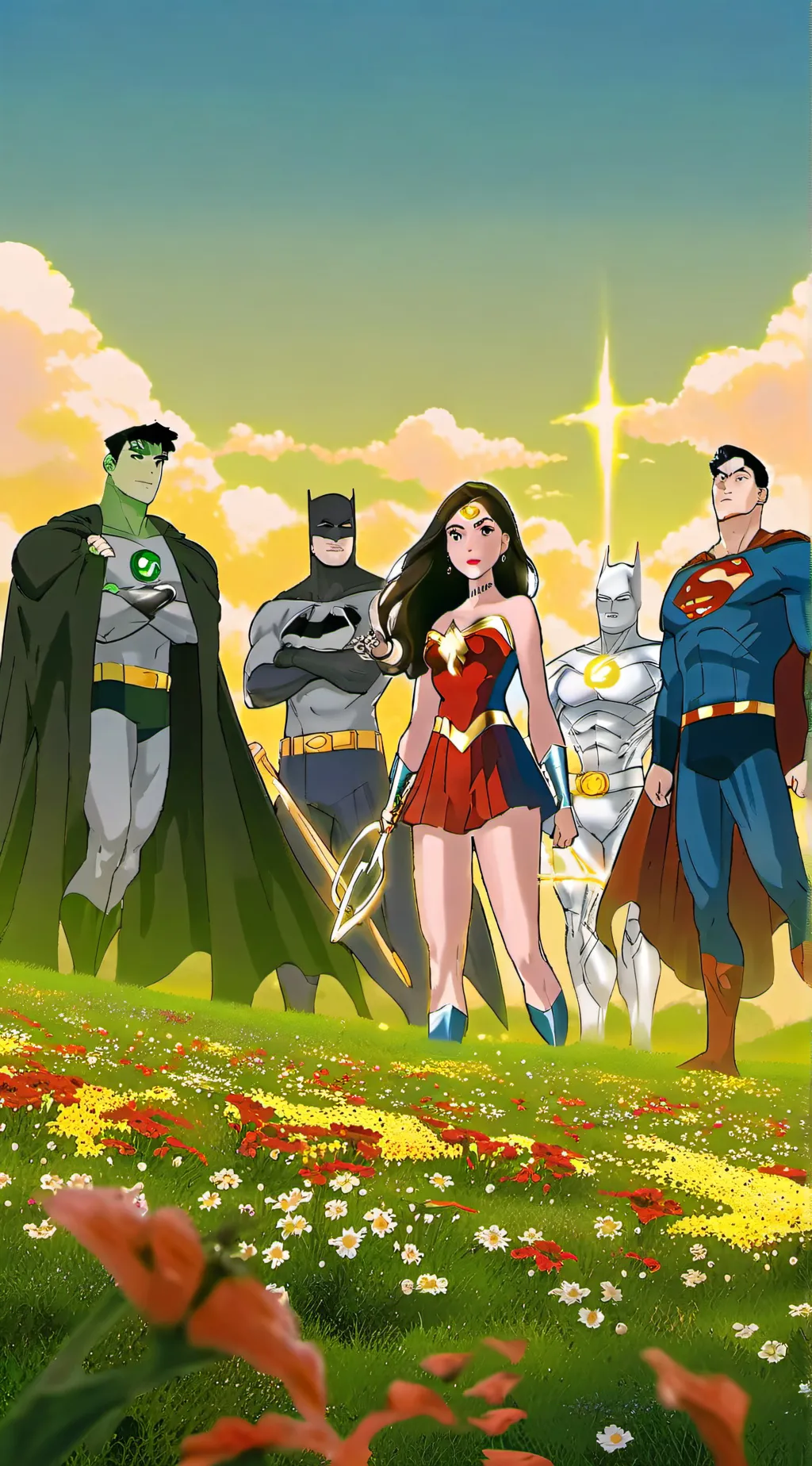 ai character: the Justice League background