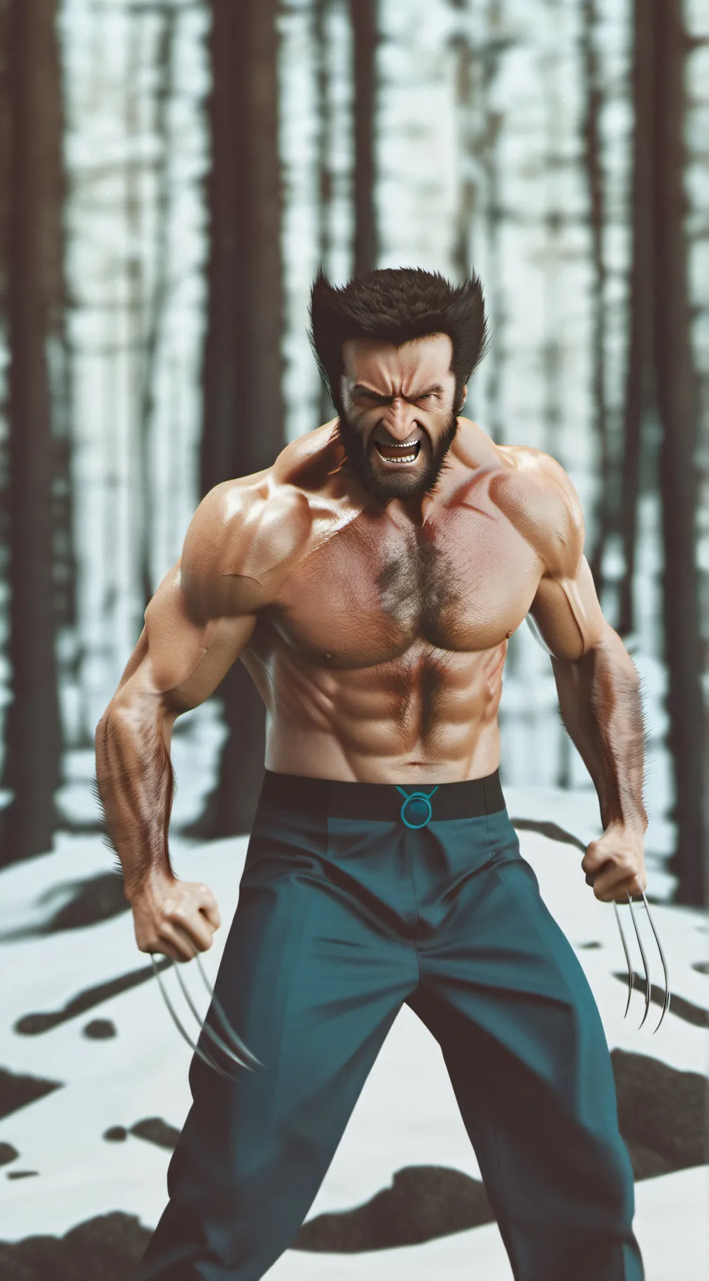 ai character: Wolverine  background