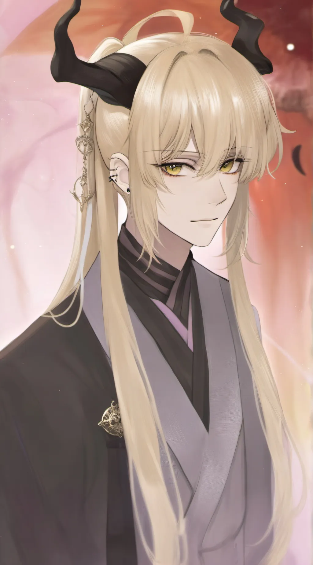 ai character: demon zenitsu  background