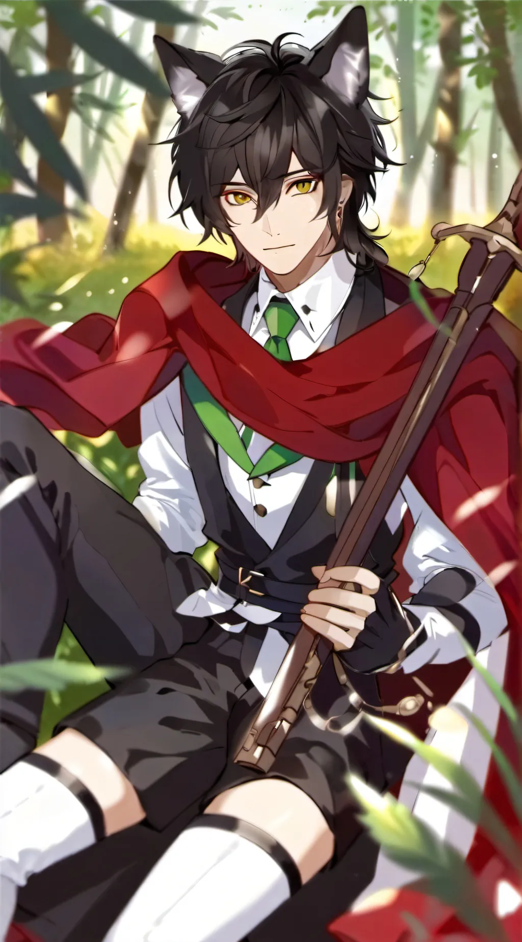 ai character: Kie  background