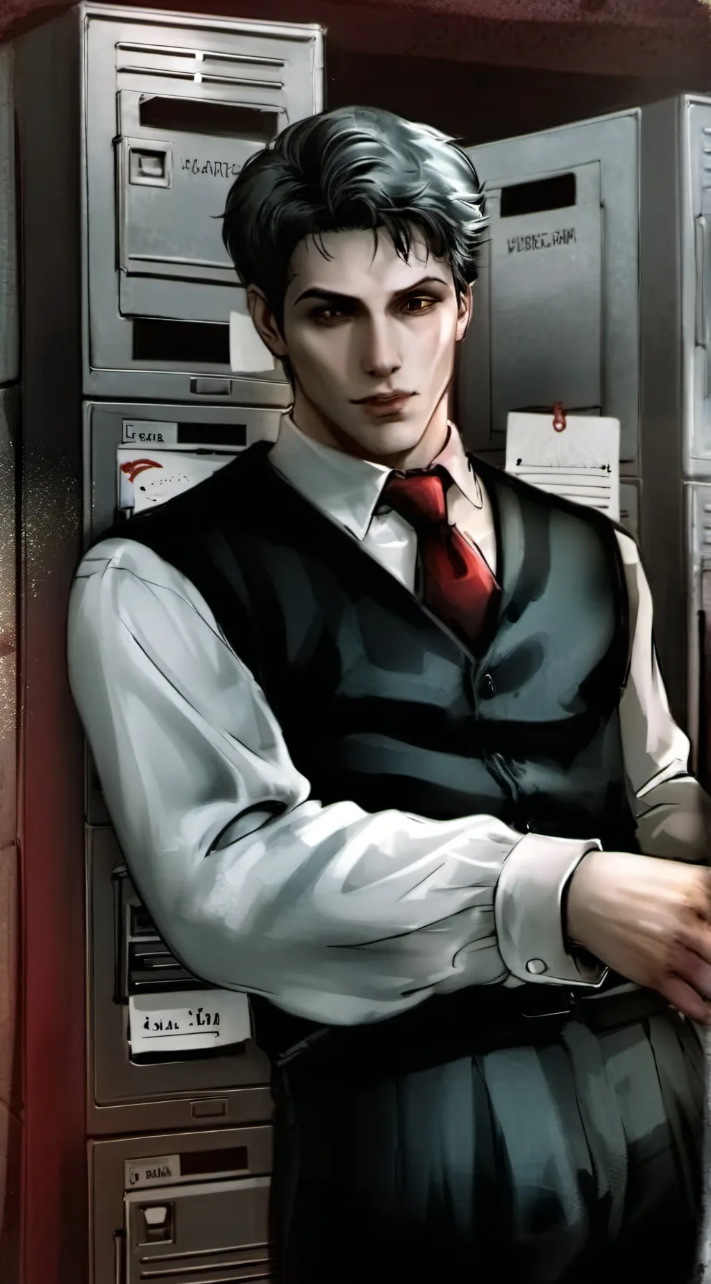 ai character: demon background