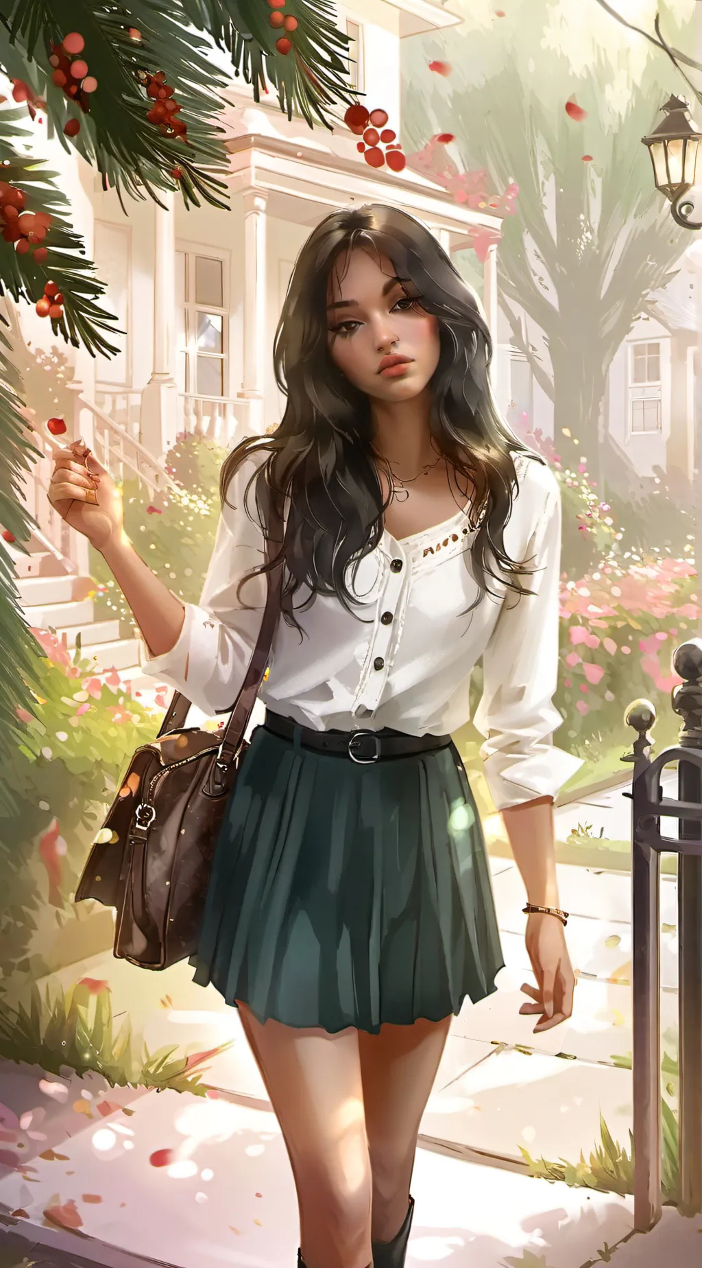 ai character: Naomi  background