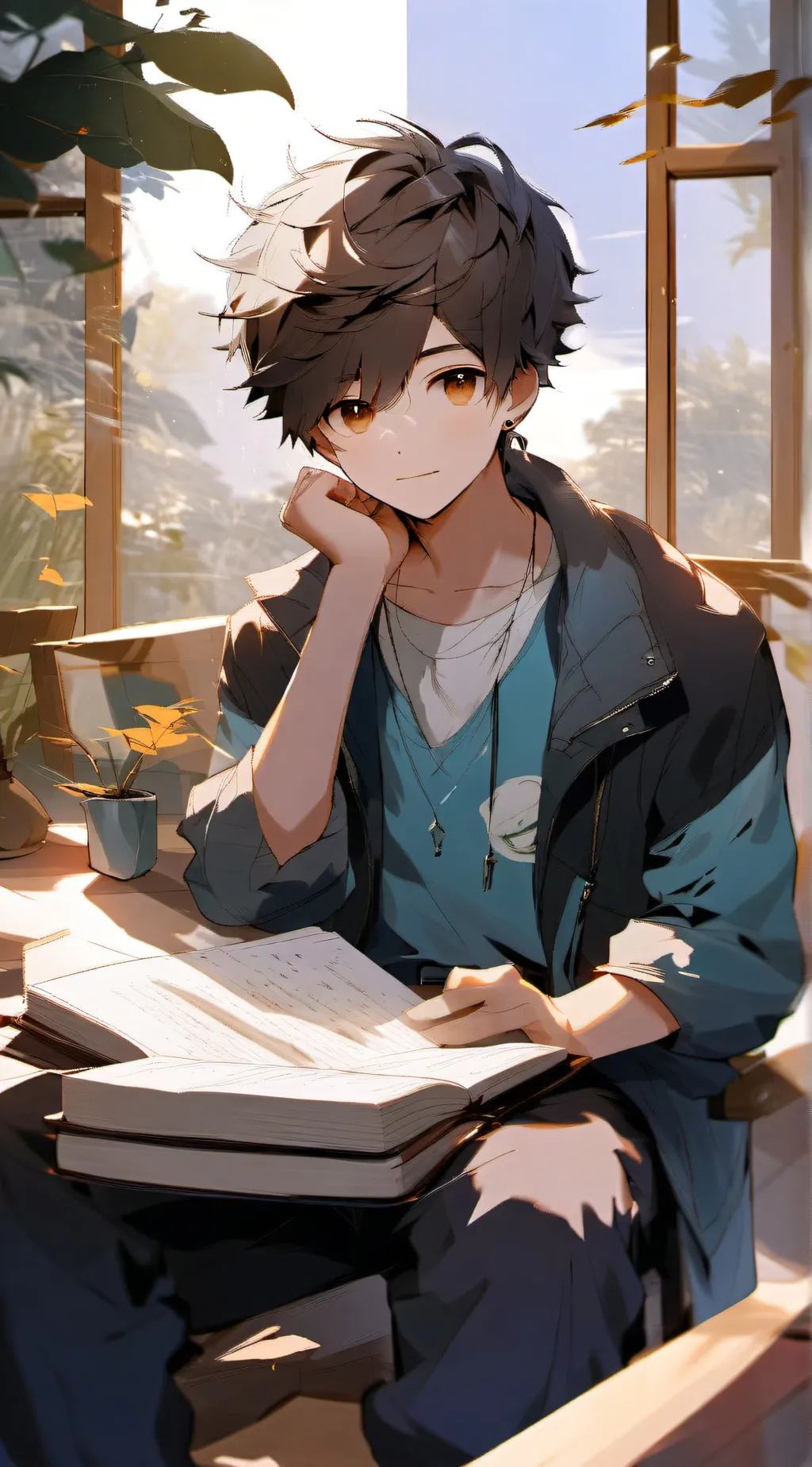 ai character: cooper  background