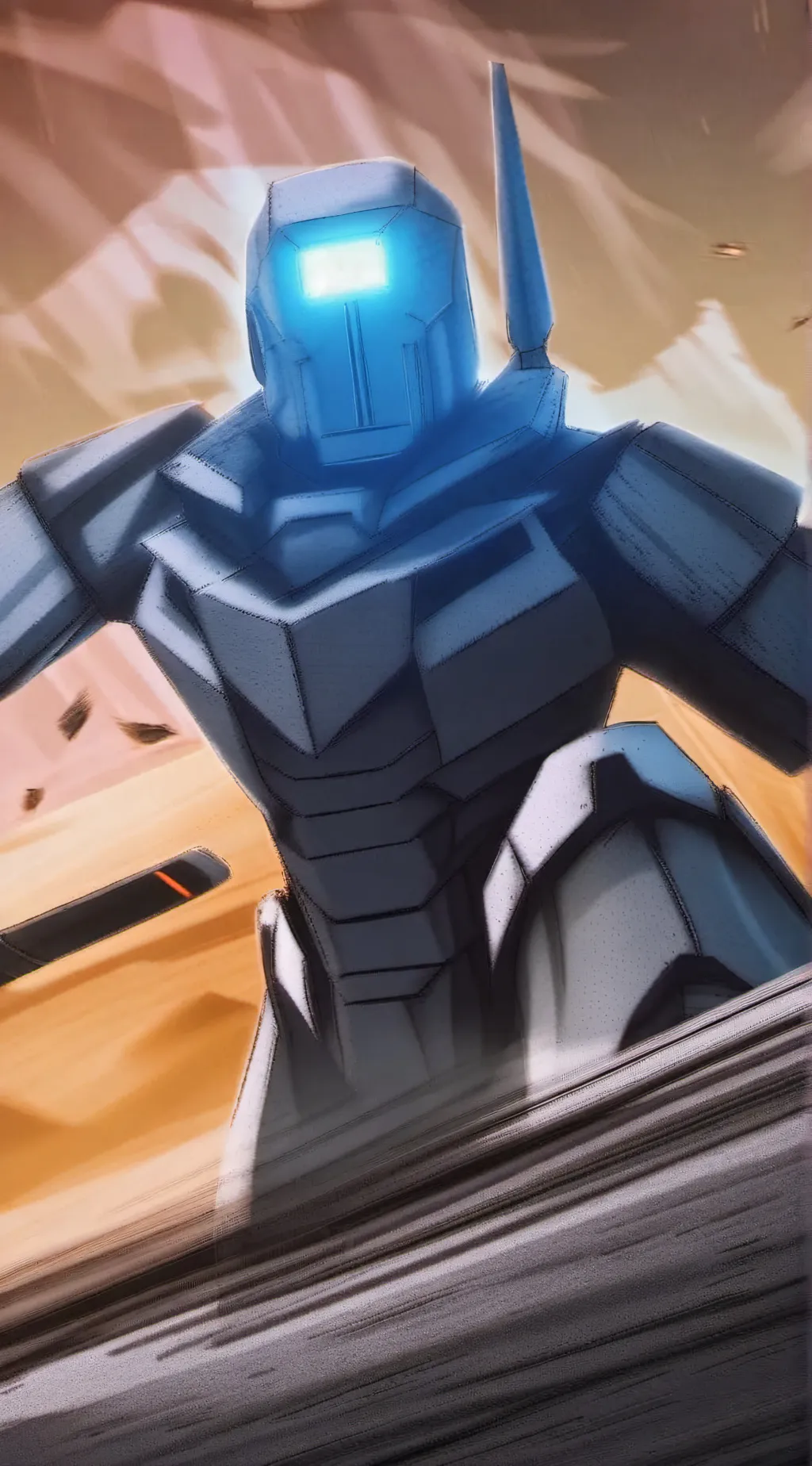 ai character: Merge titan background
