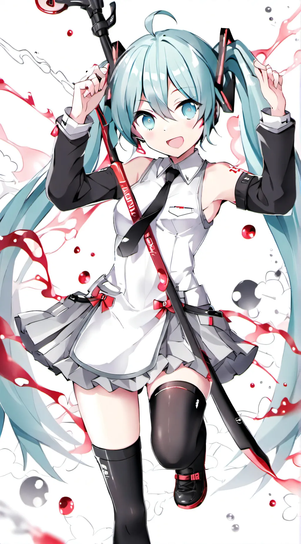 ai character: Hatsune Miku background
