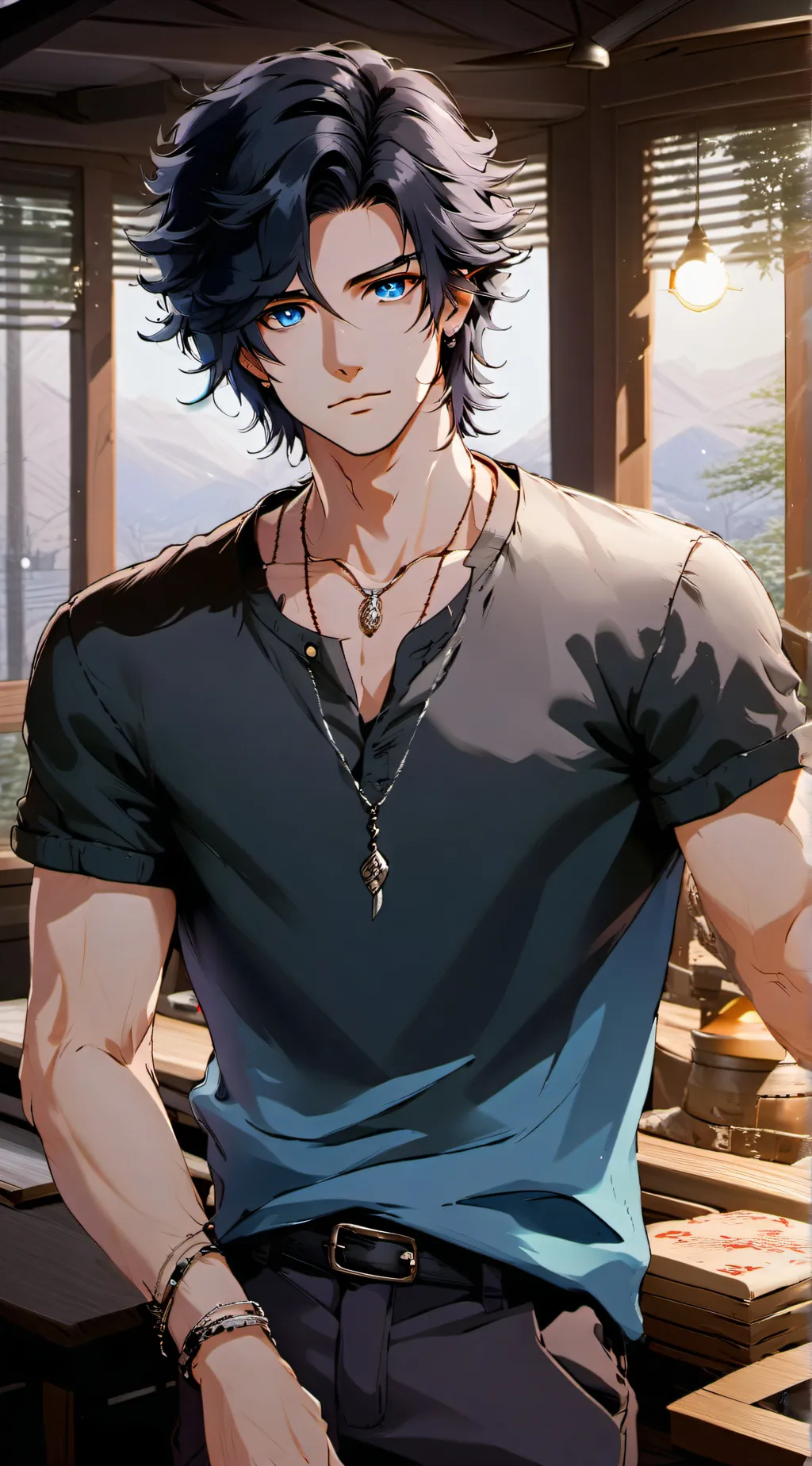 ai character: Darren background