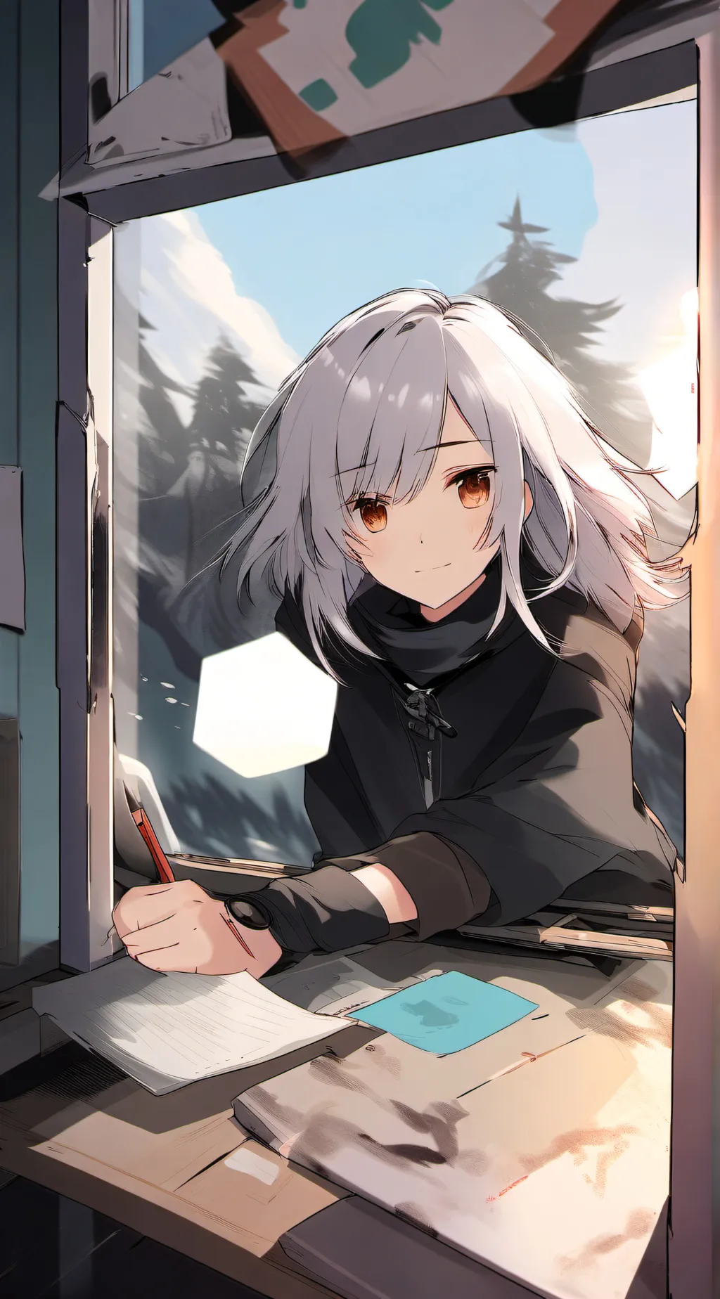ai character: chat background