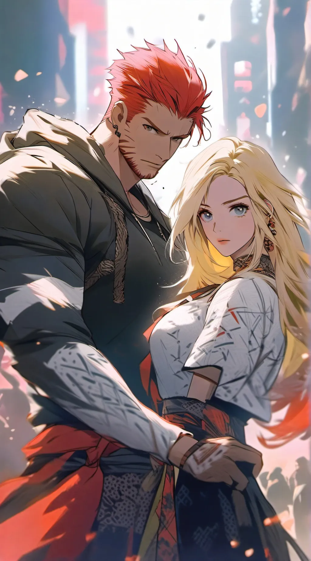 ai character: Jay and Erica background