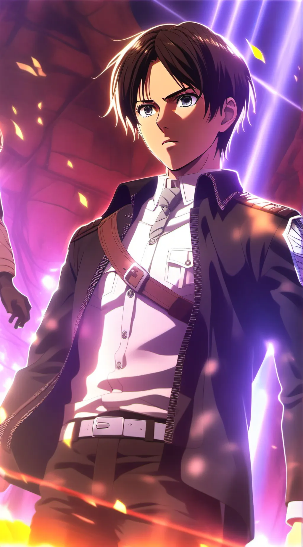ai character: eren yeager background