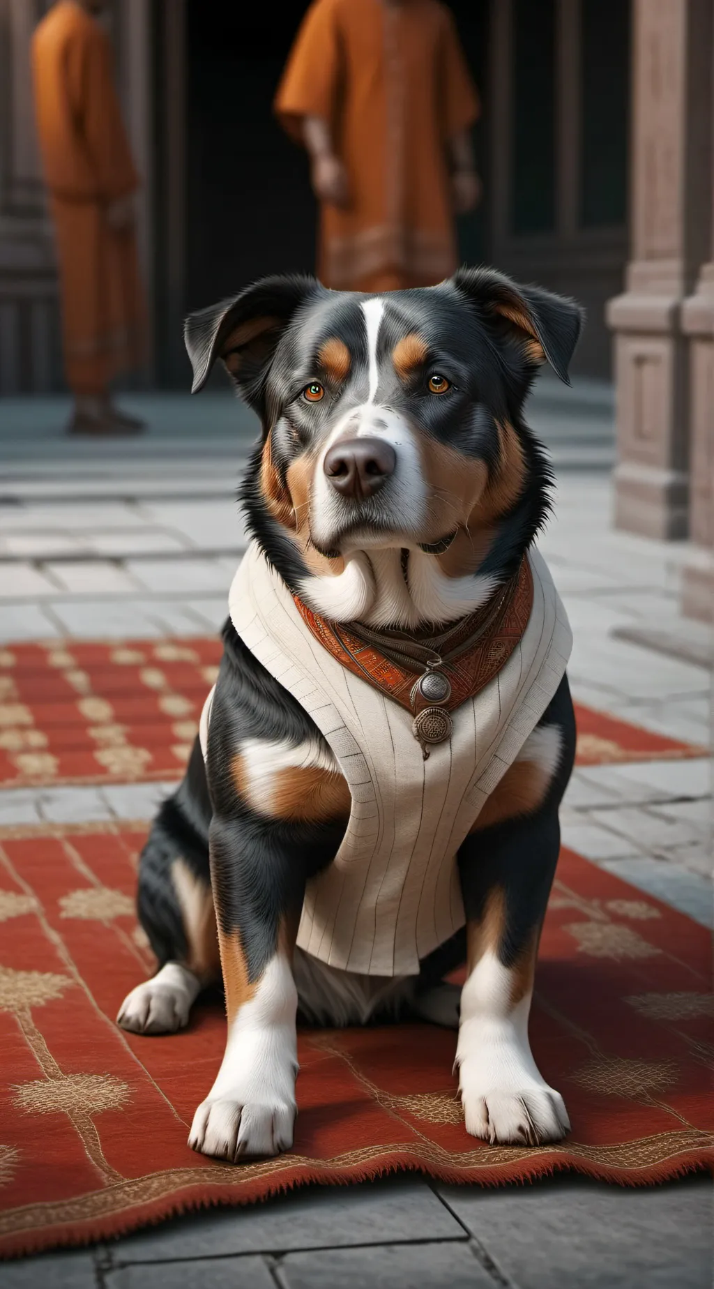 ai character: Dave    the dog  background