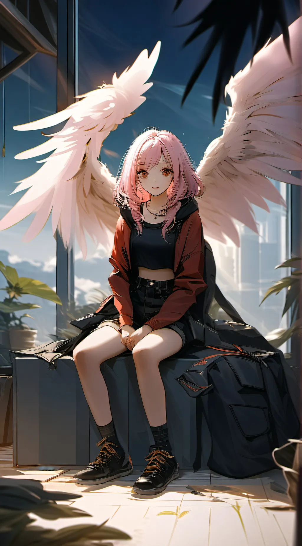 ai character: hacker background