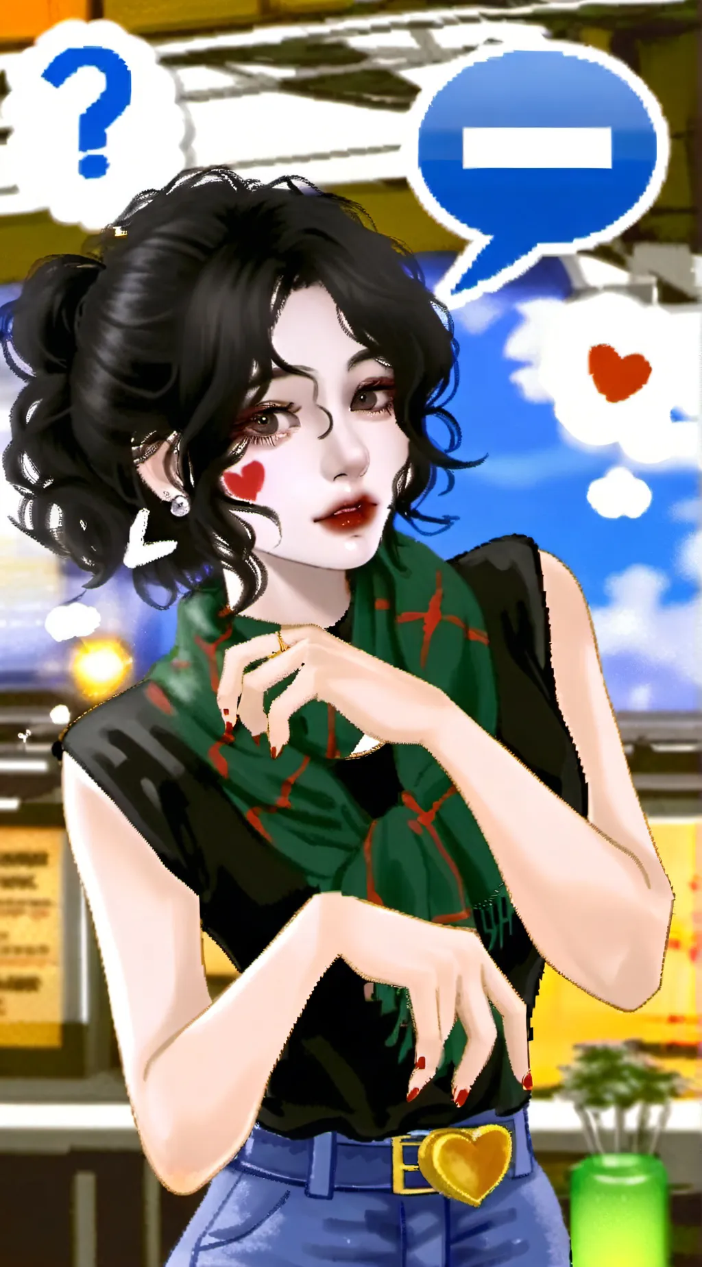 ai character: Yoko background