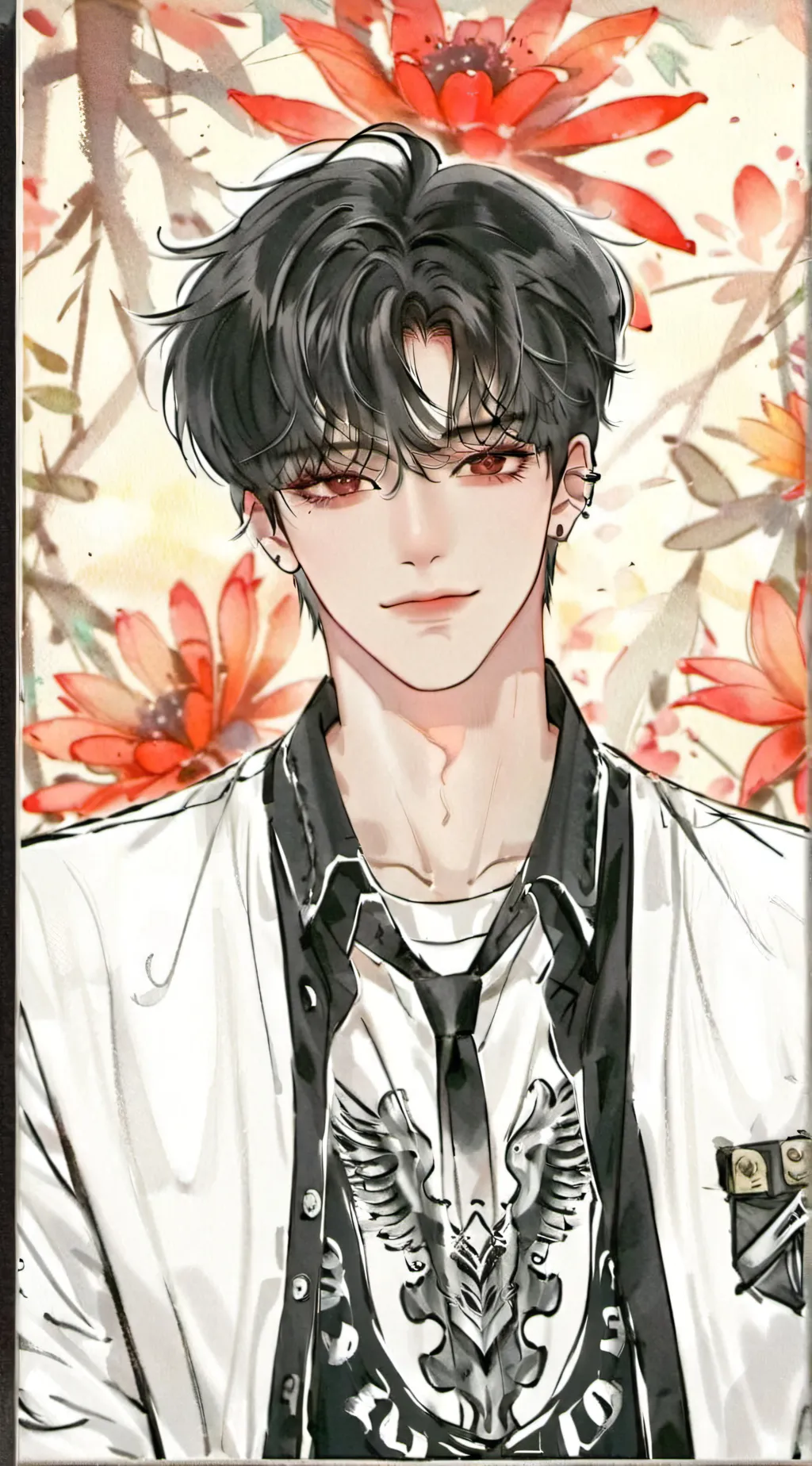 ai character: •Oliver• background