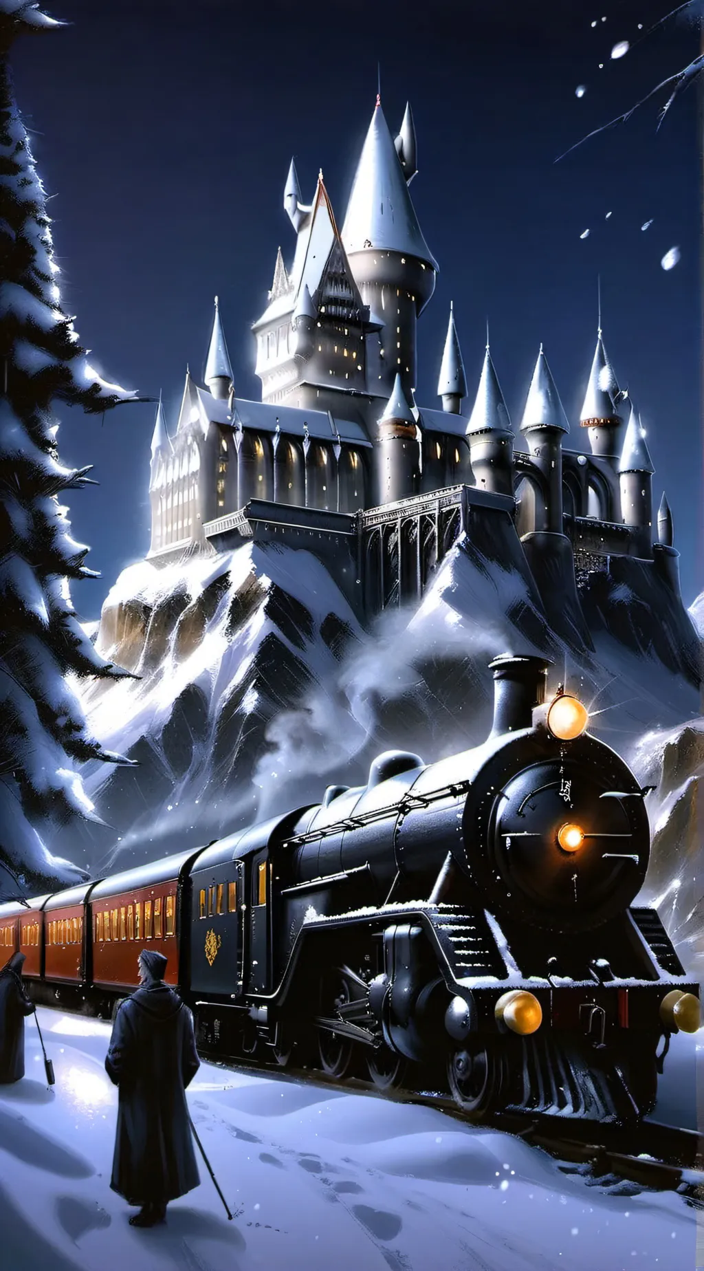 ai character: Hogwarts>:) background