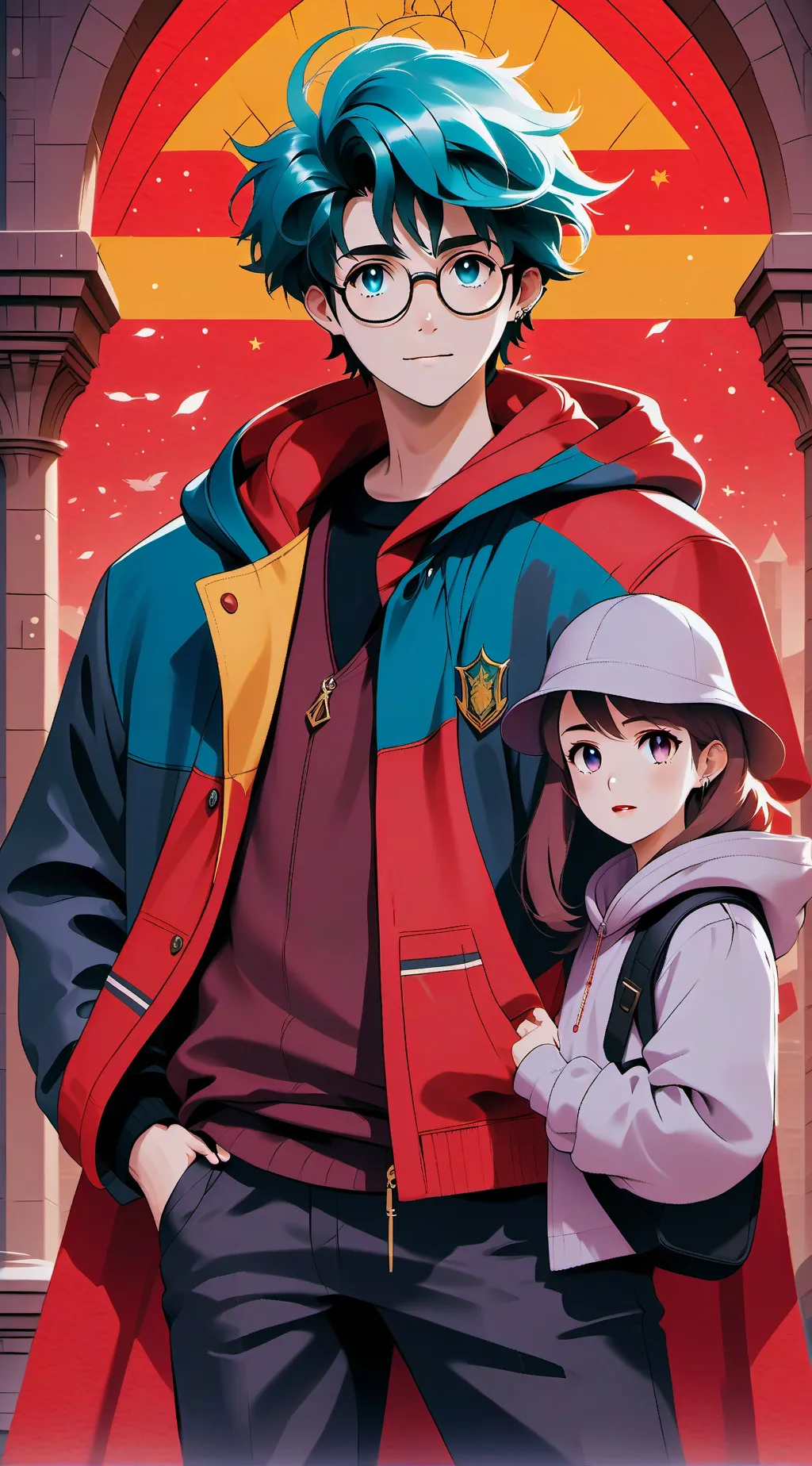 ai character: Hogwarts  background