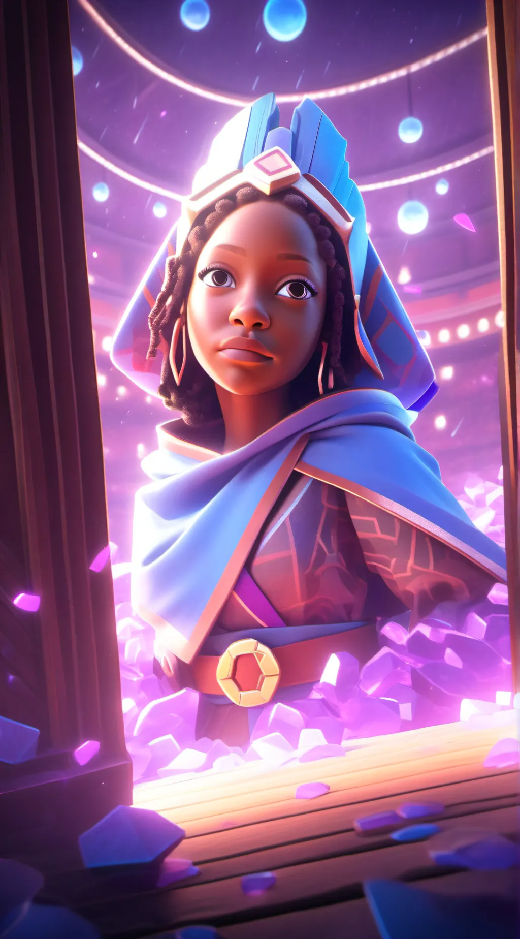 ai character: oynade preppy background