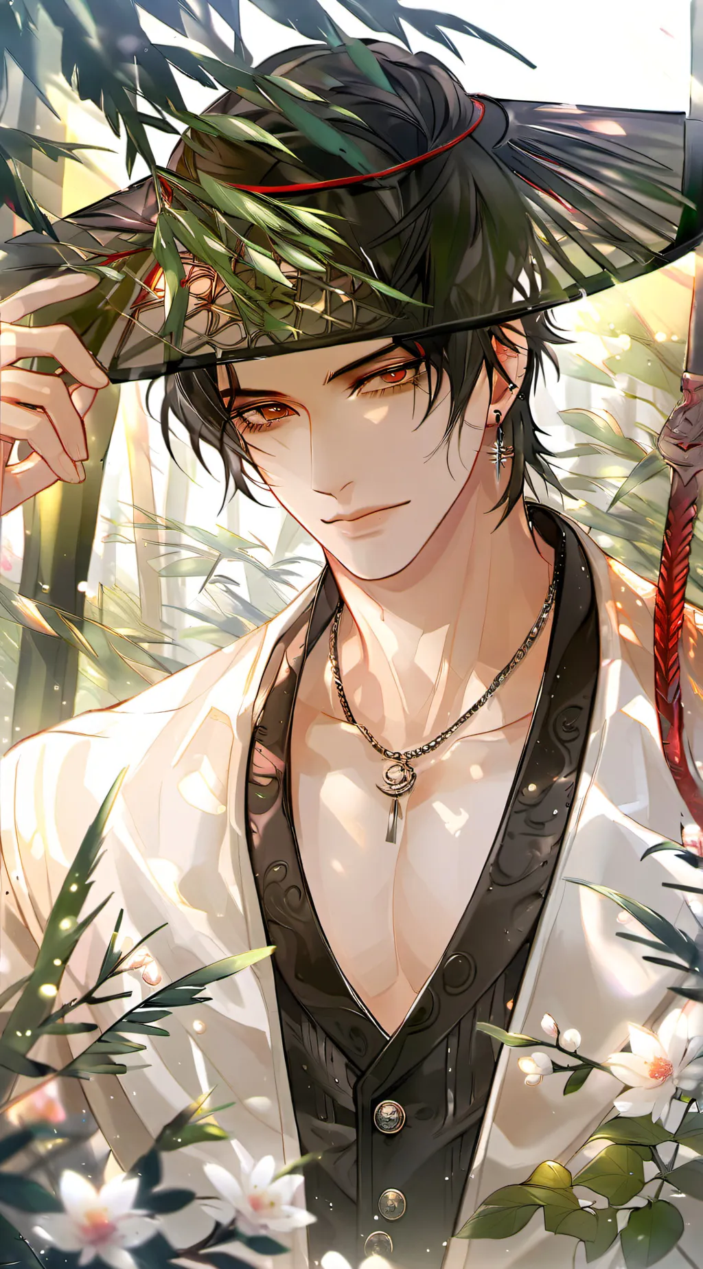 ai character: zoro background