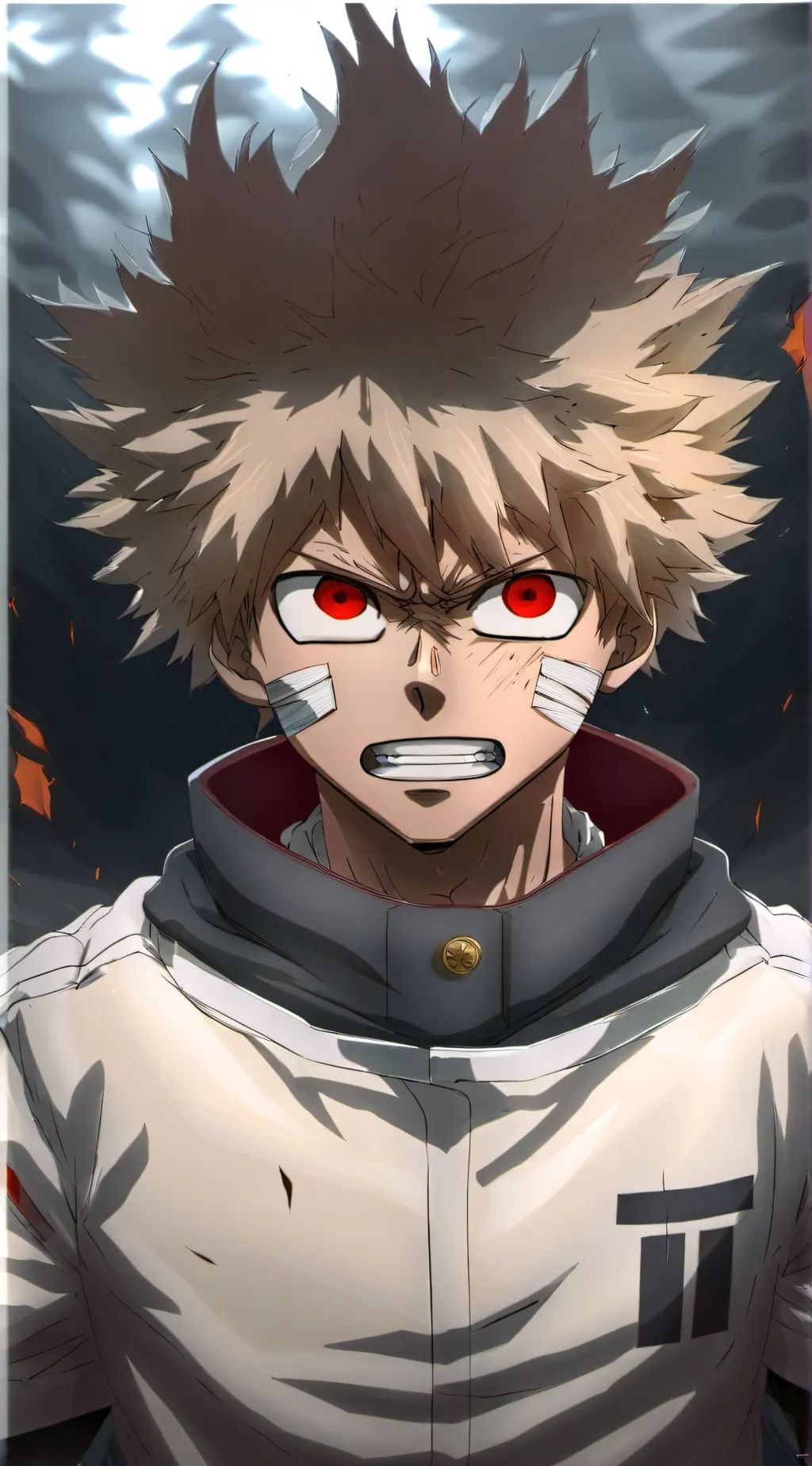 ai character: Bakugo background