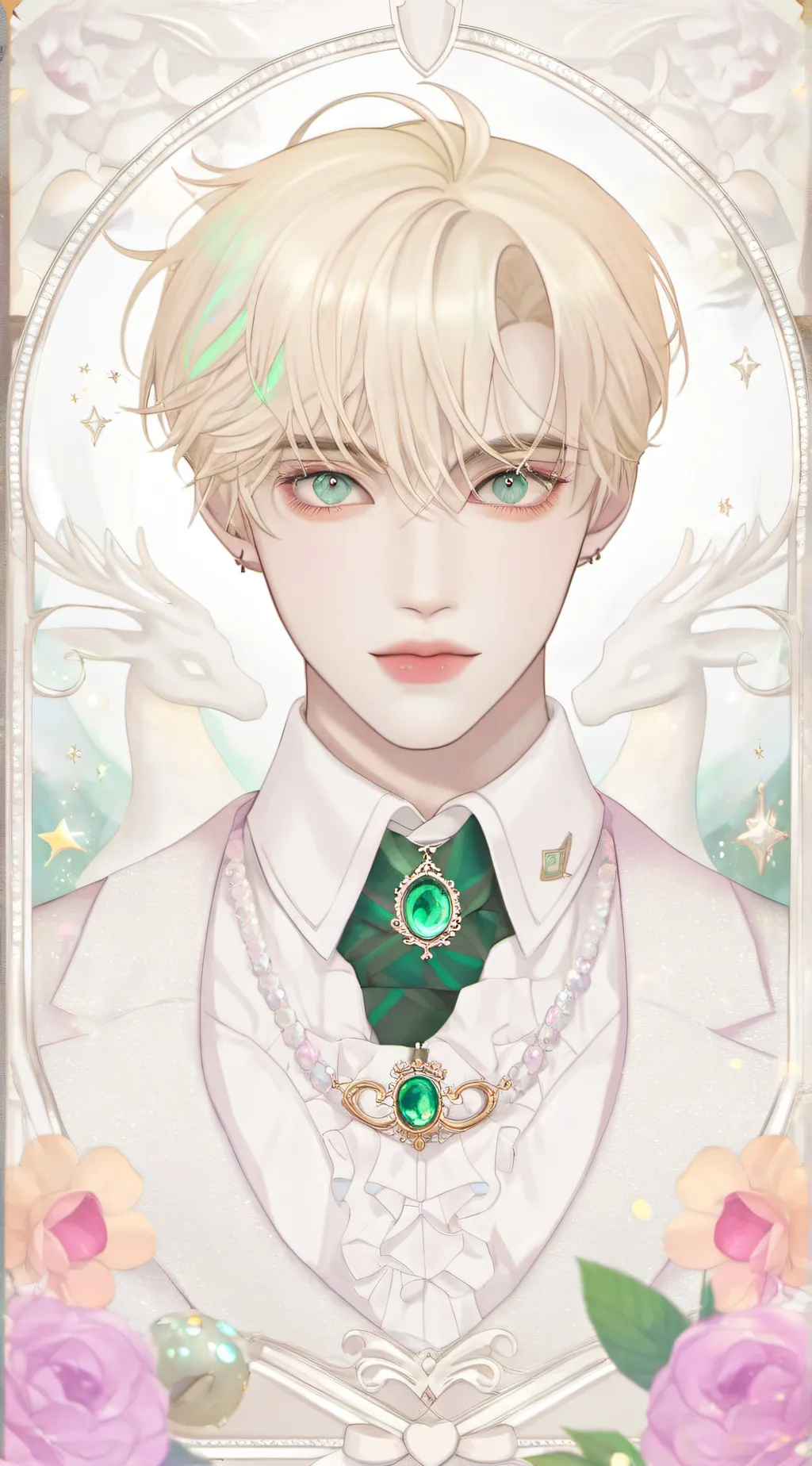 ai character: draco malfoy  background