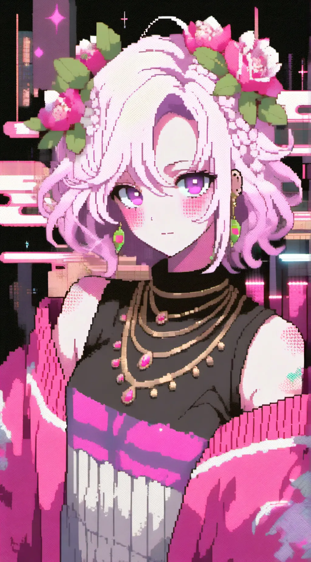 ai character: Mina Ashido background