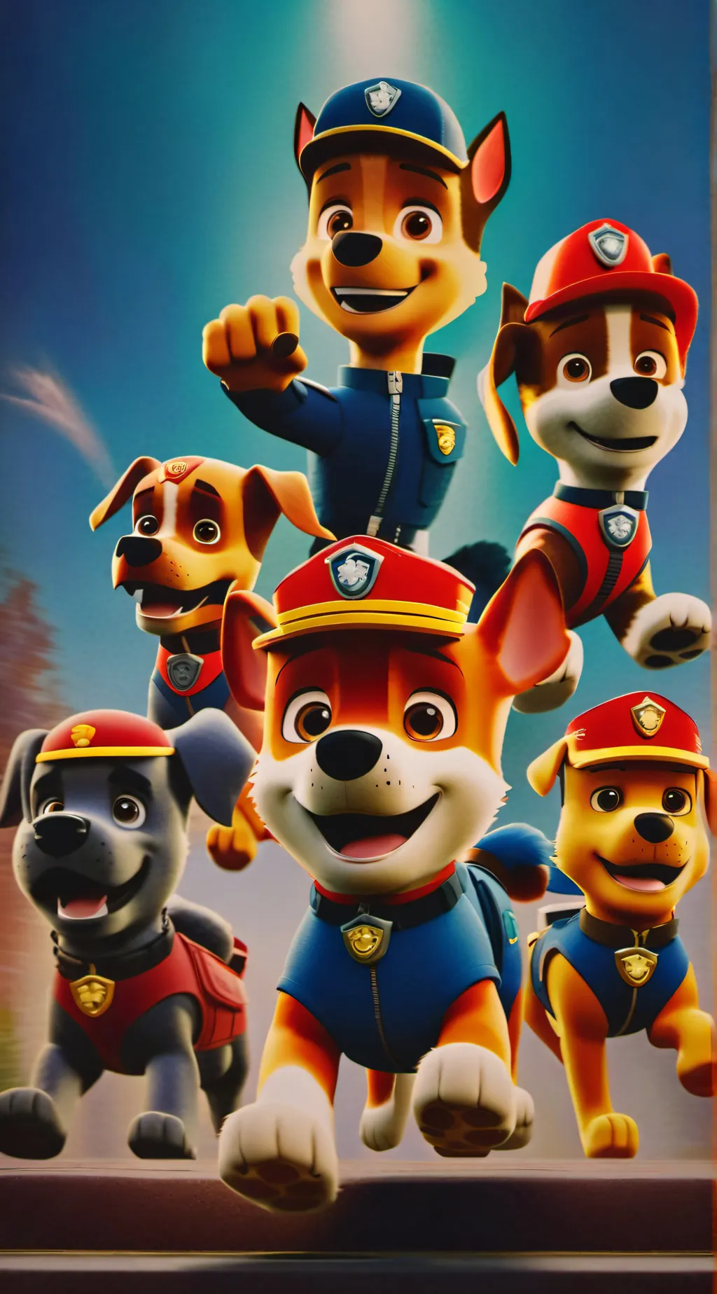 ai character: paw patrol 🐾 background