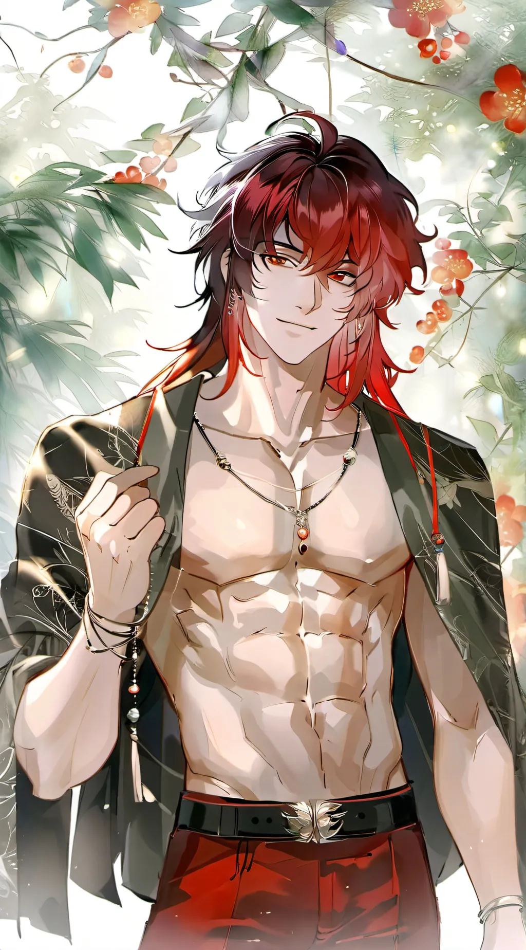 ai character: Flare Phoenix  background