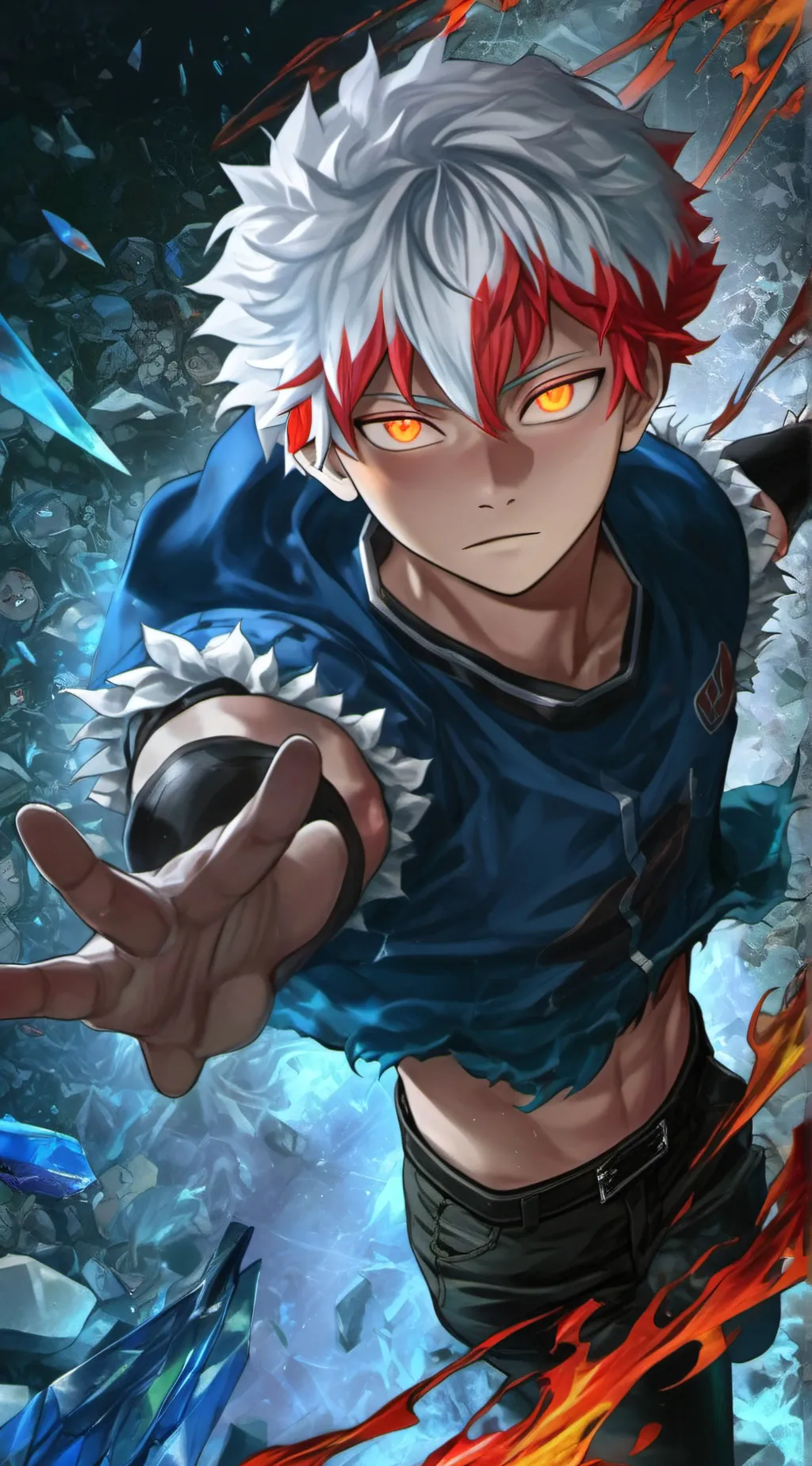 ai character: Todoroki background
