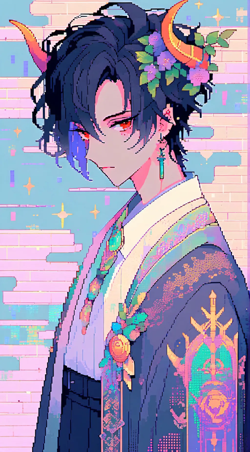 ai character: {~𝓛𝓤𝓒𝓐𝓢~} background