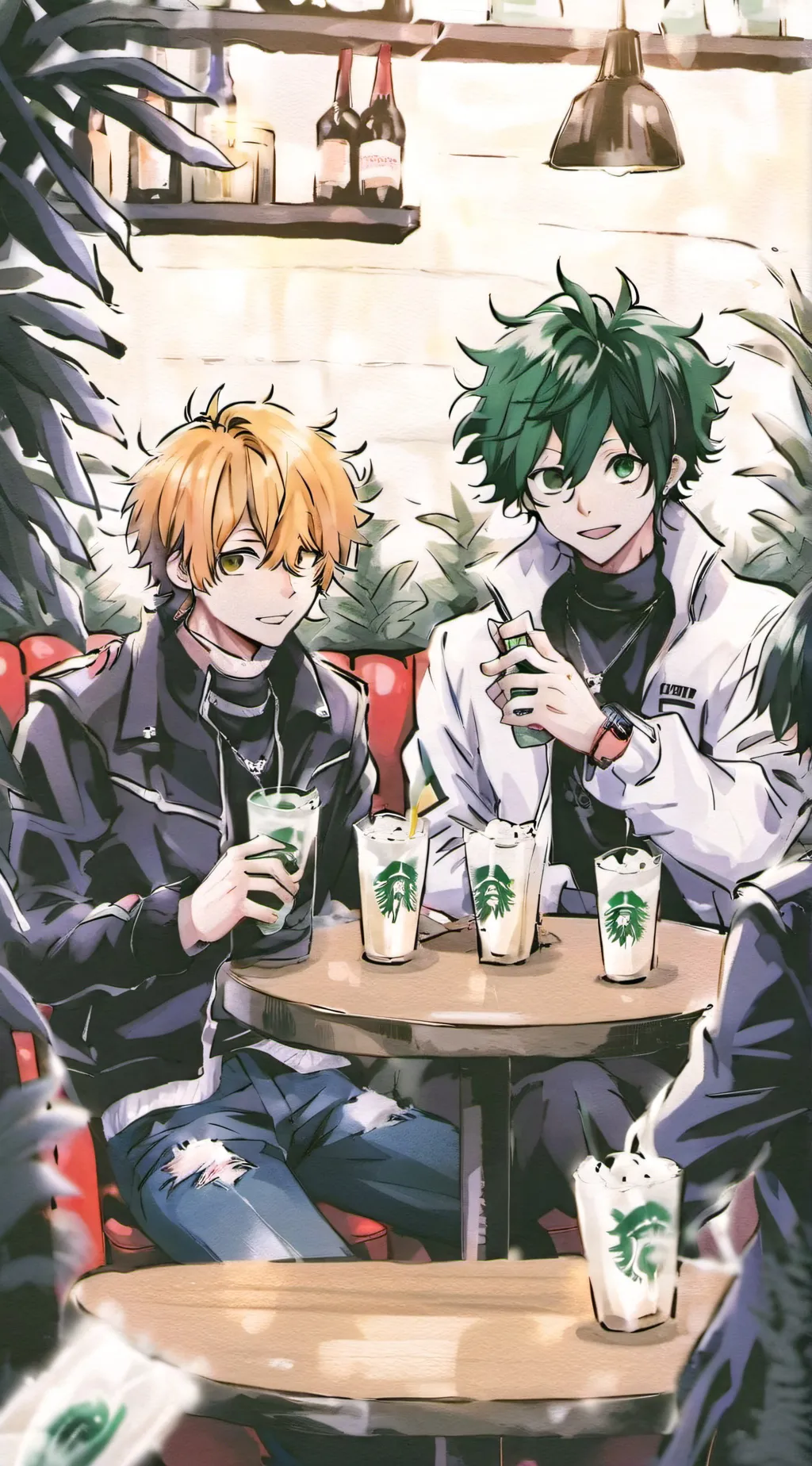 ai character: Spicy Mha drinking background