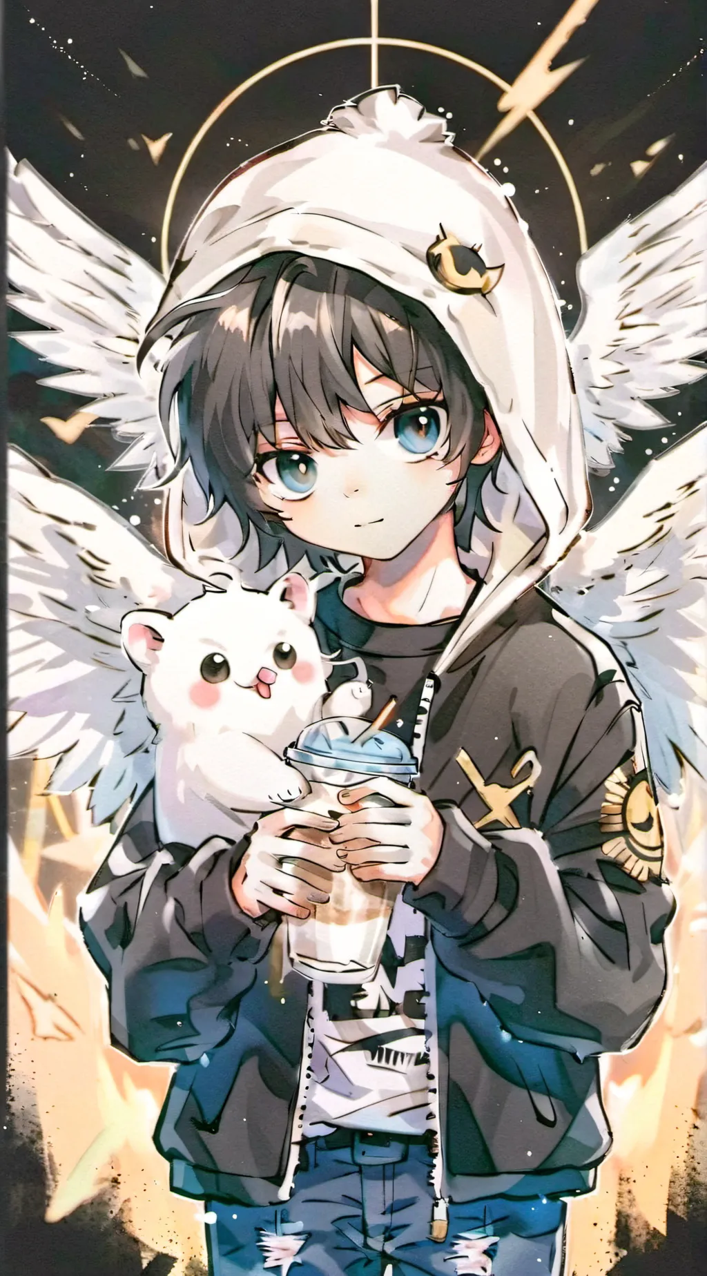ai character: 🐚Lucas🐚 background