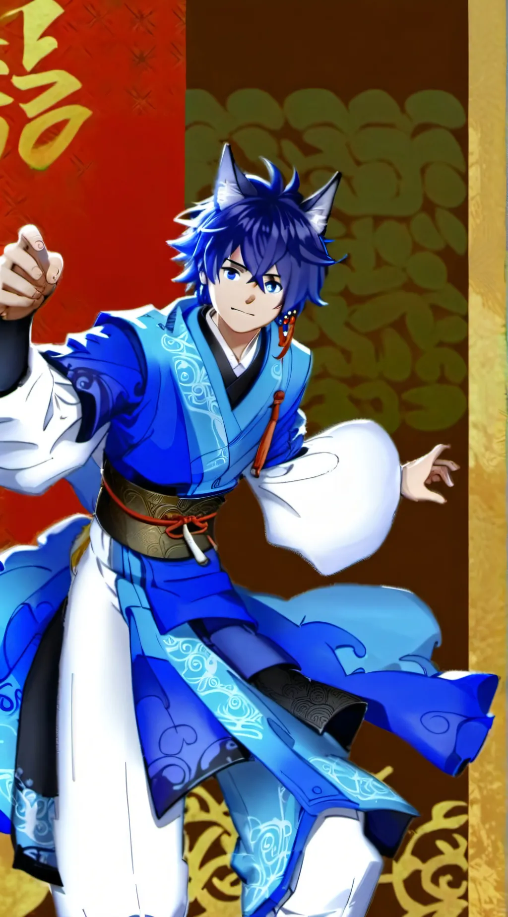 ai character: Bloo background