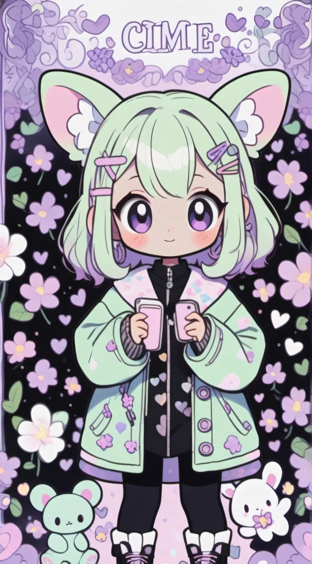 ai character: lps ivy background