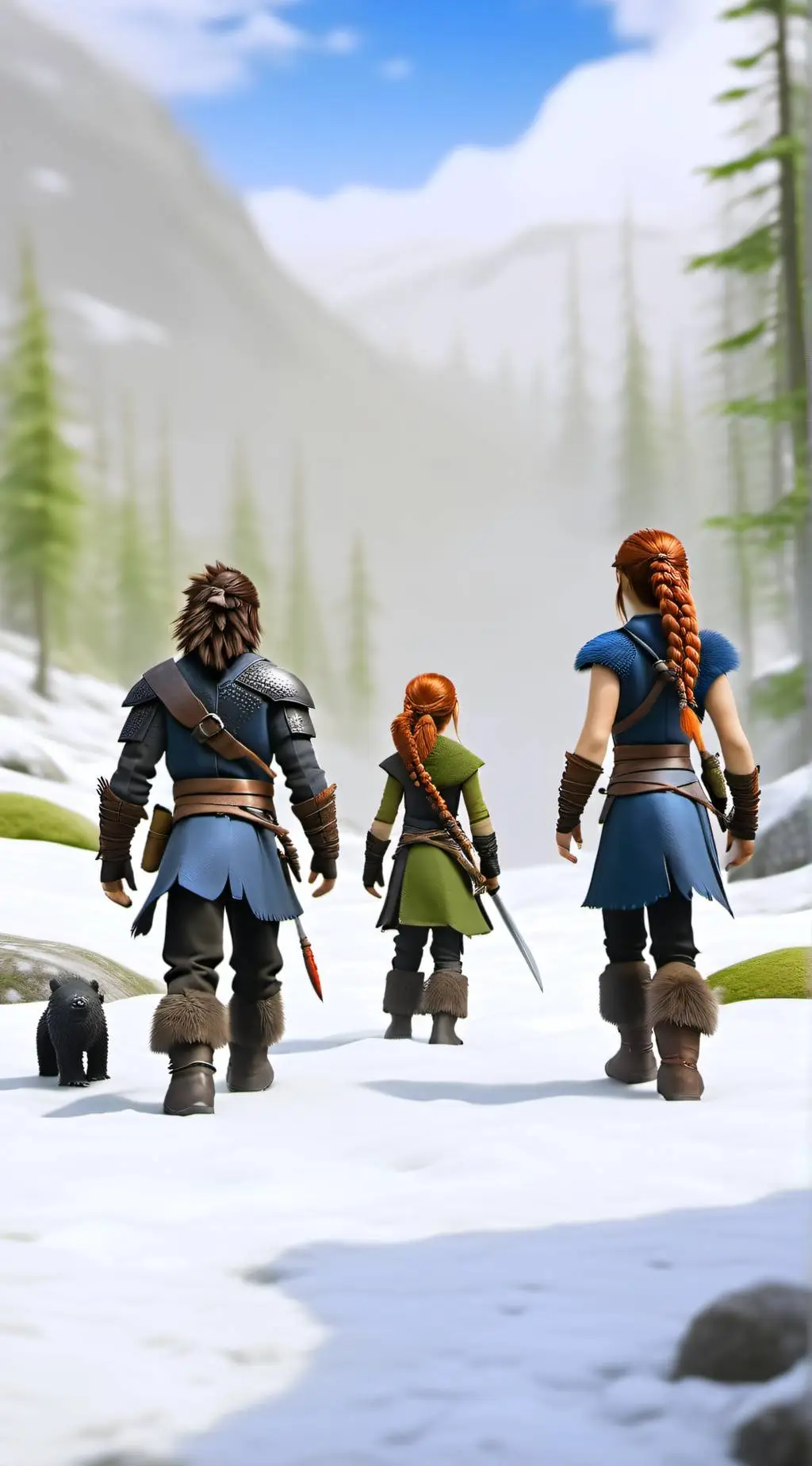 ai character: Httyd  background