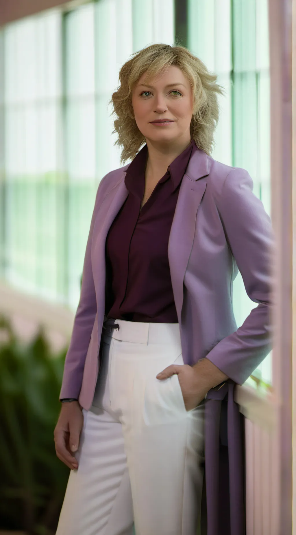 ai character: Christine Mulgrew background