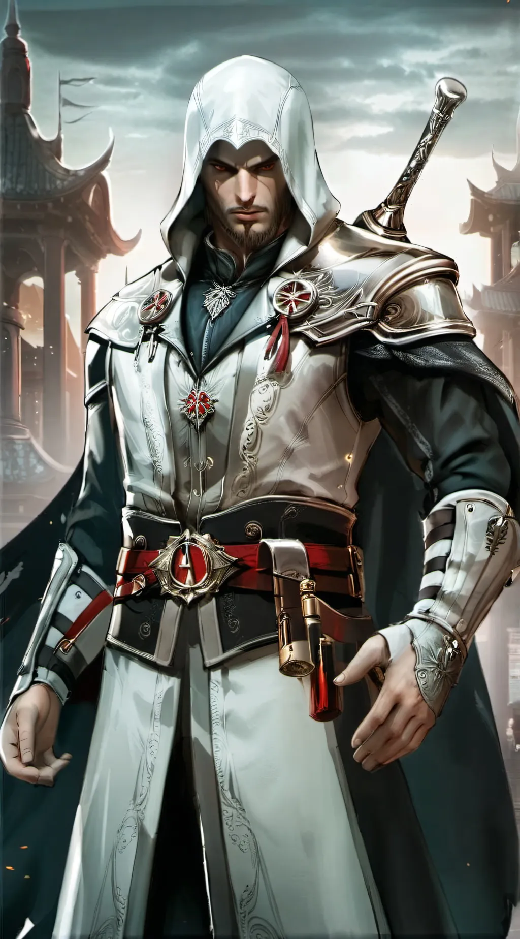 ai character: Marco de Roma  background