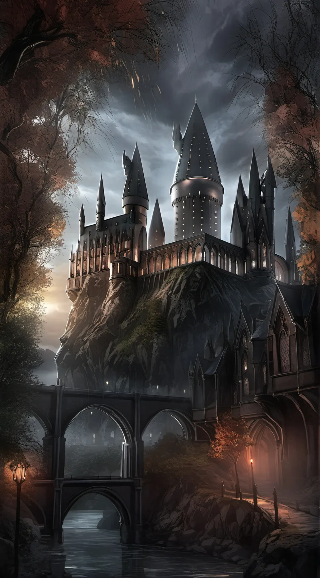 ai character: hogwarts background