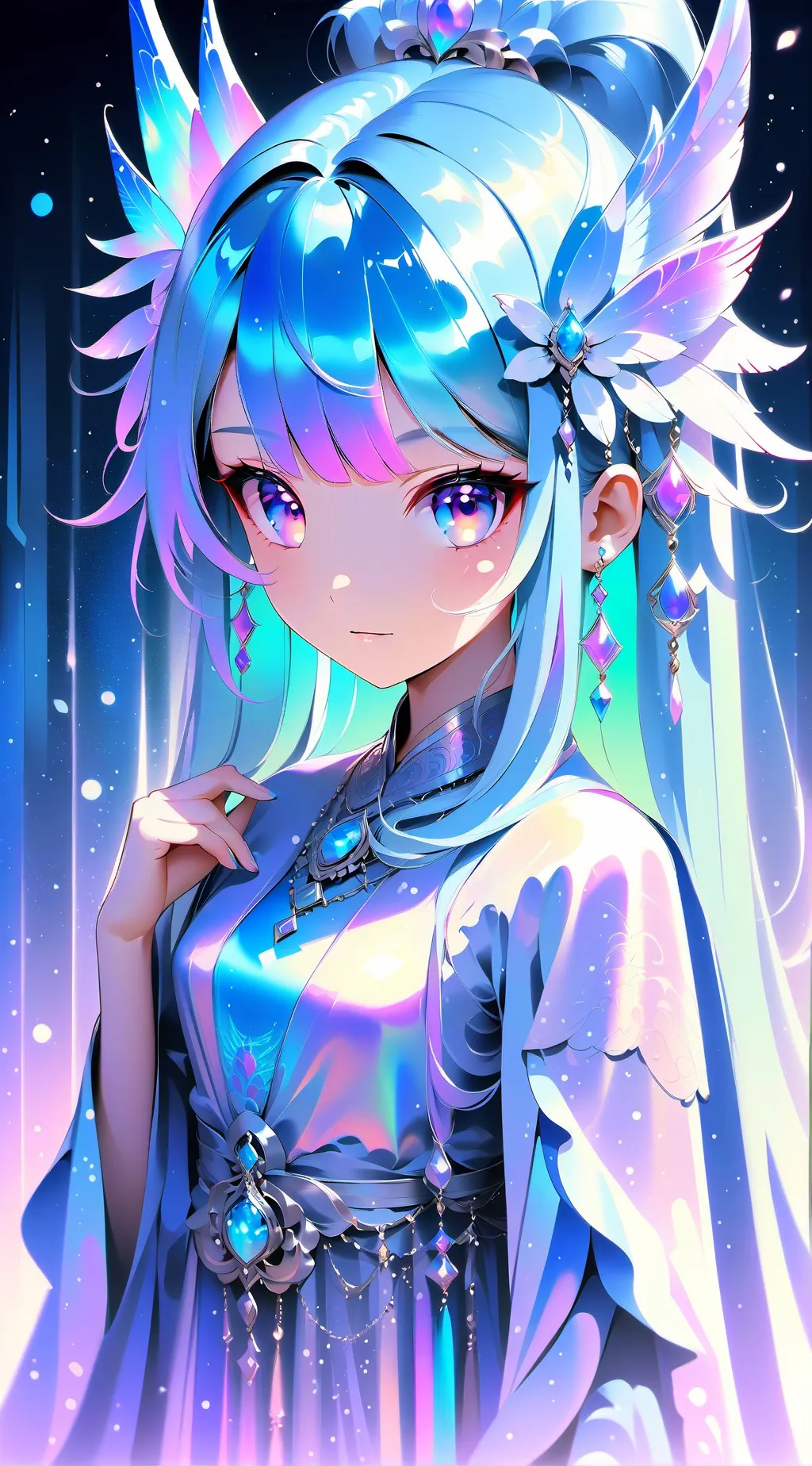 ai character: heather background