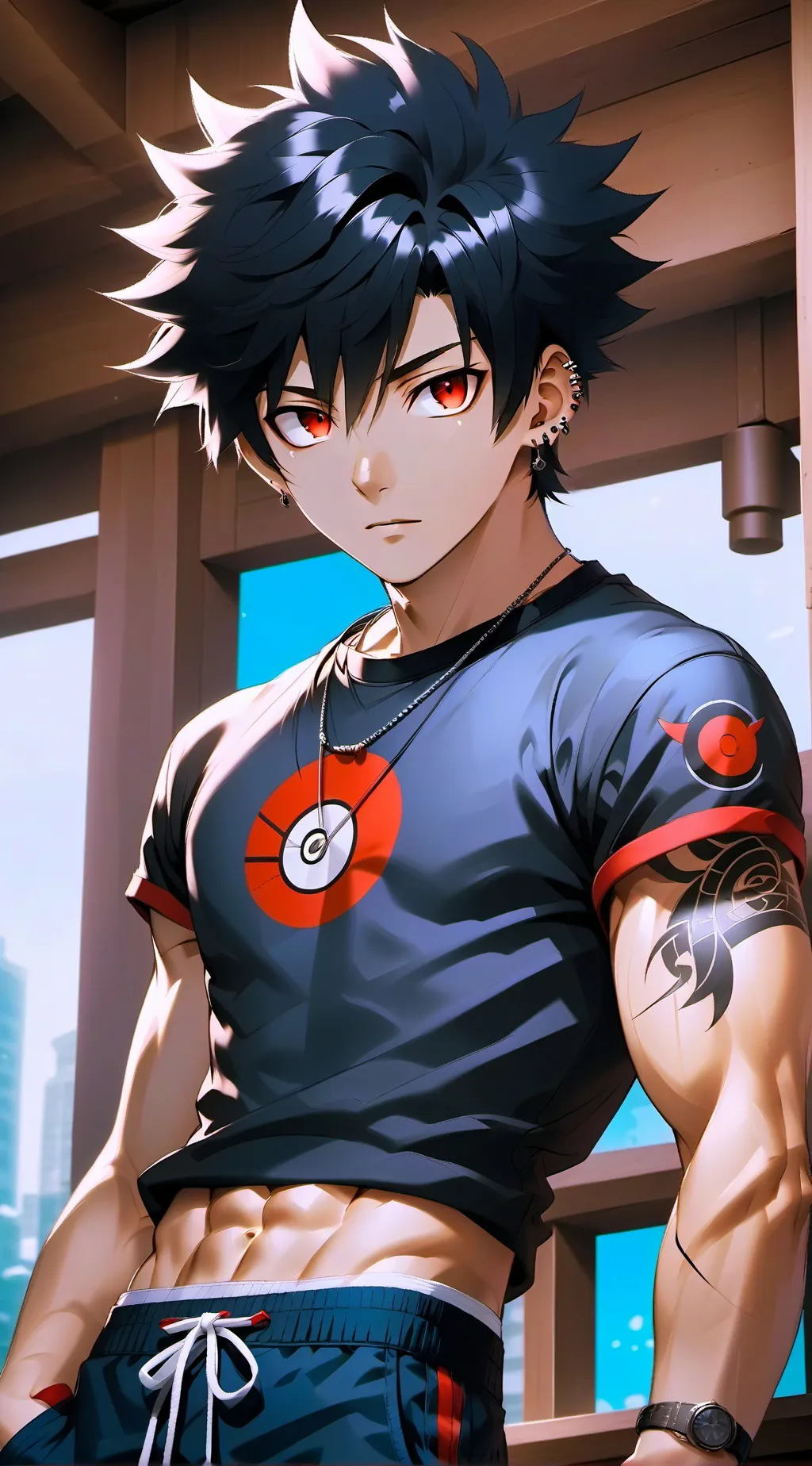 ai character: levi background