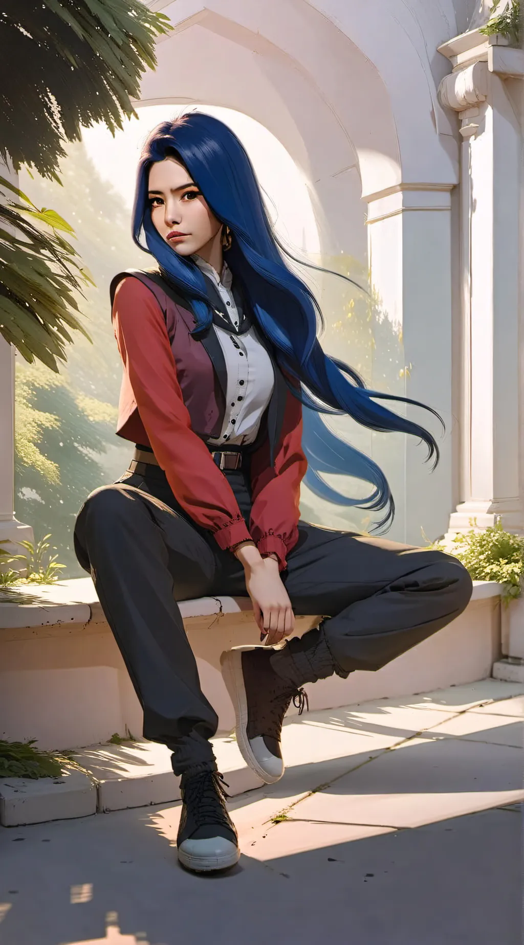 ai character: Evie background
