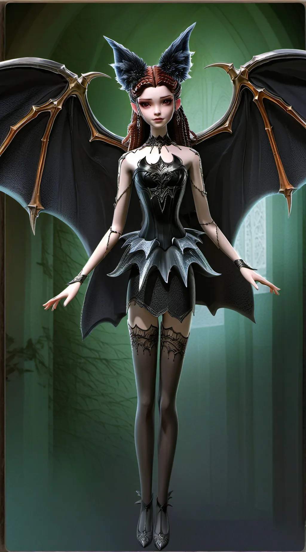 ai character: Liora Nightshade background