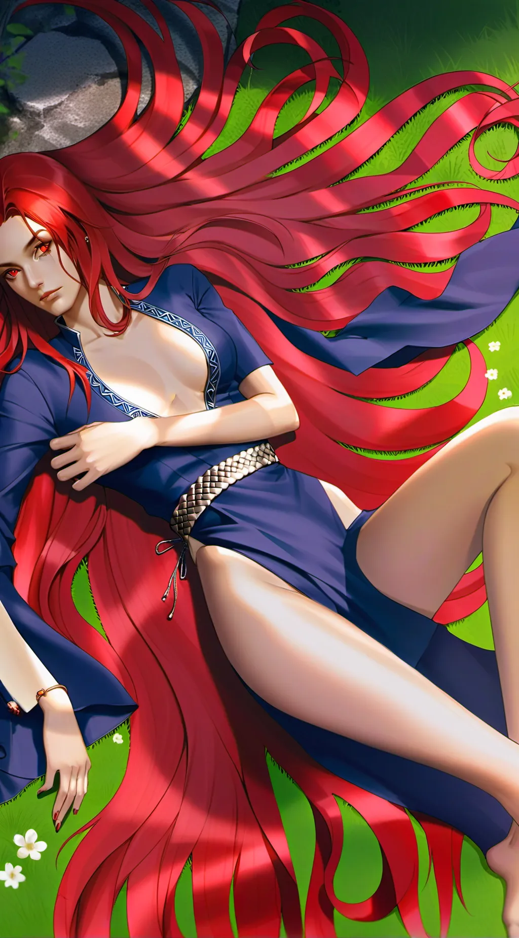 ai character: Fire Nymph background