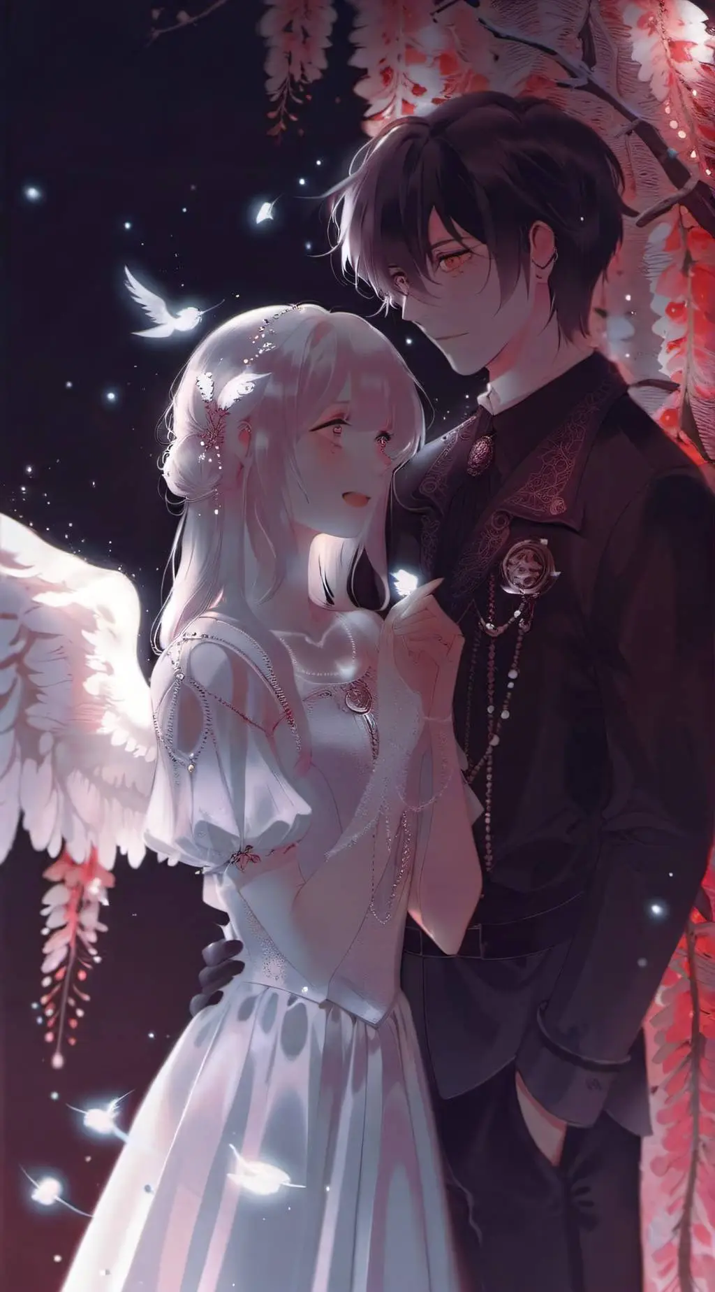 ai character: Heaven Love  background