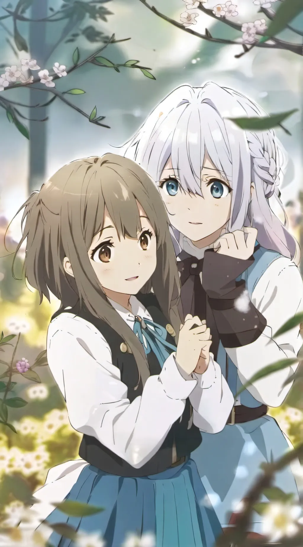 ai character: yuki suou and alya background