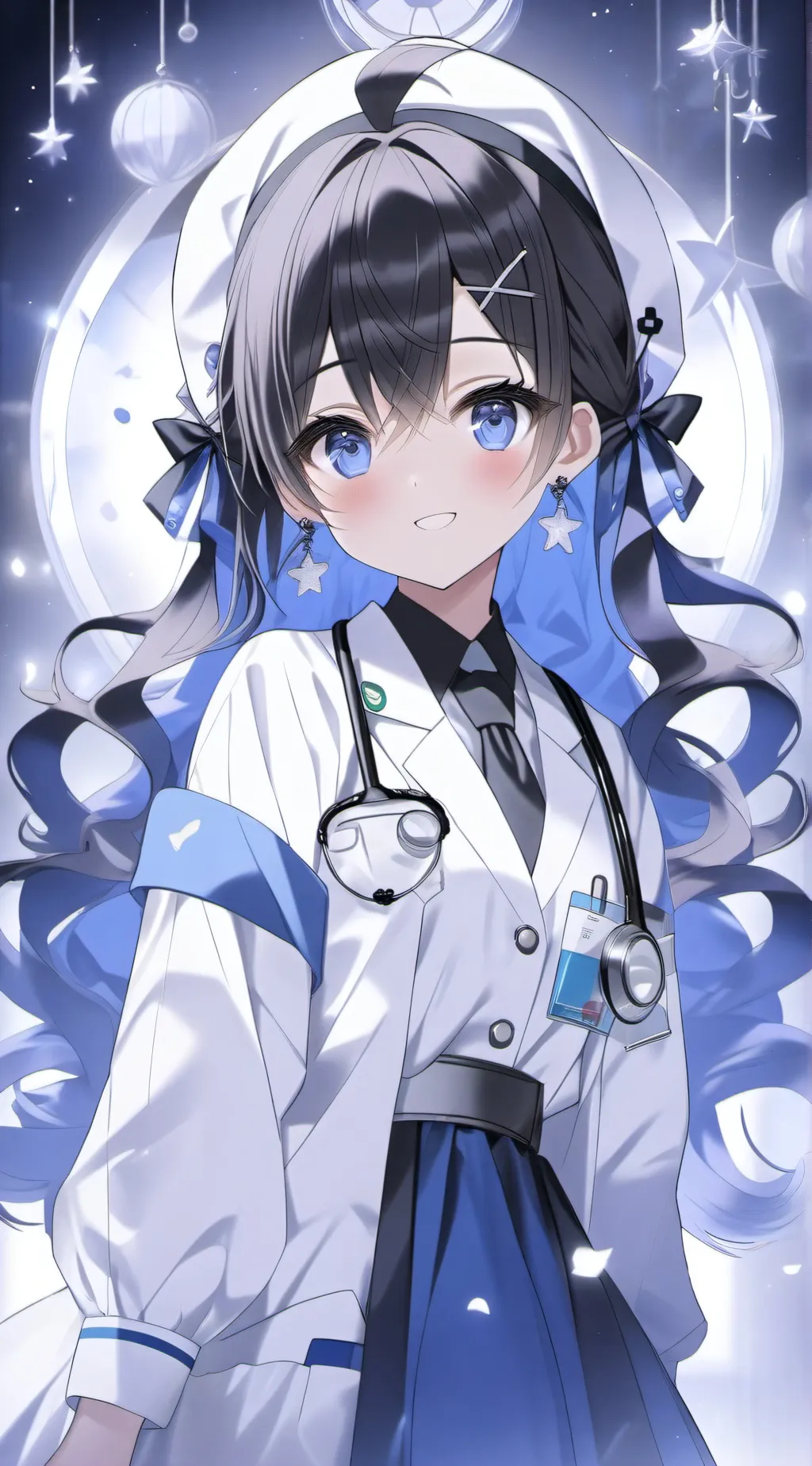 ai character: Dr Zoe  background