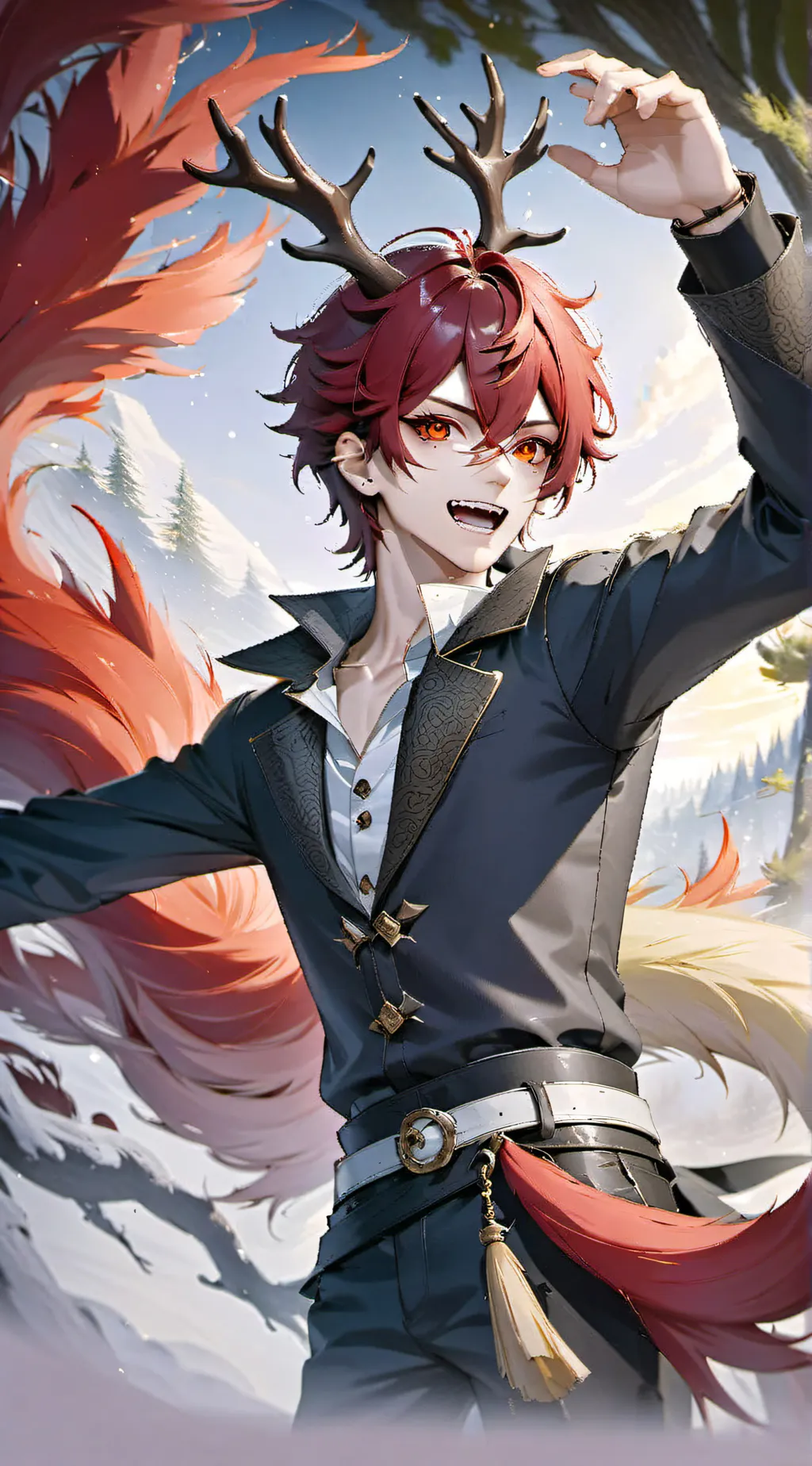 ai character: Alastor  background
